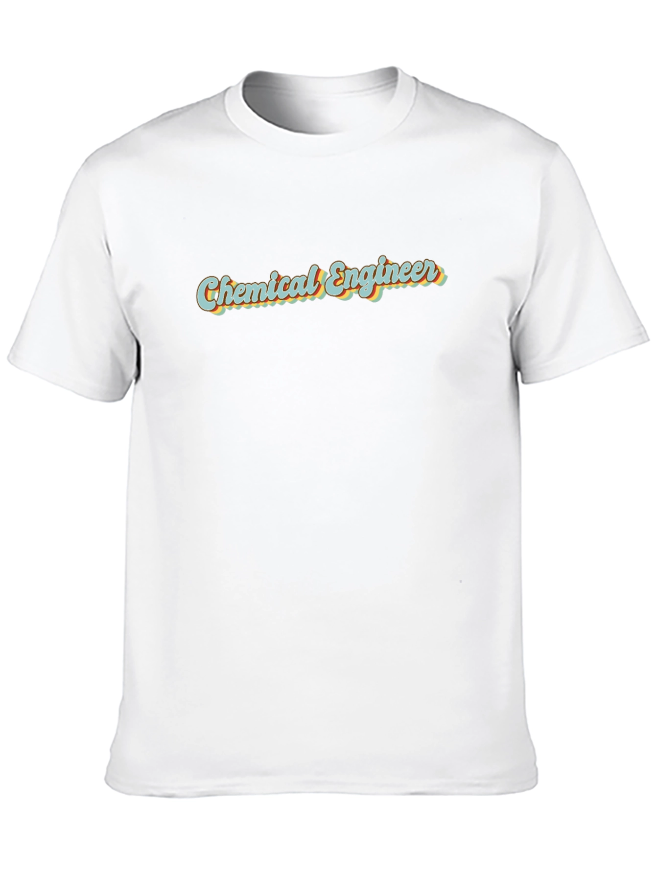 Chemical Engineer Retro T-Shirt - Black Cotton Tee