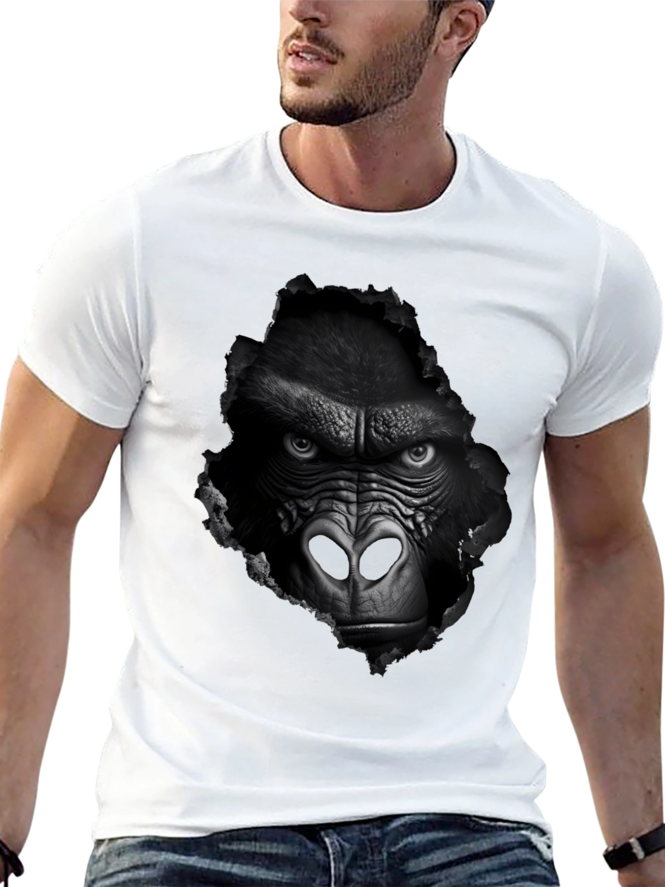 Gorilla Graphic Tee - Mens Black T-Shirt