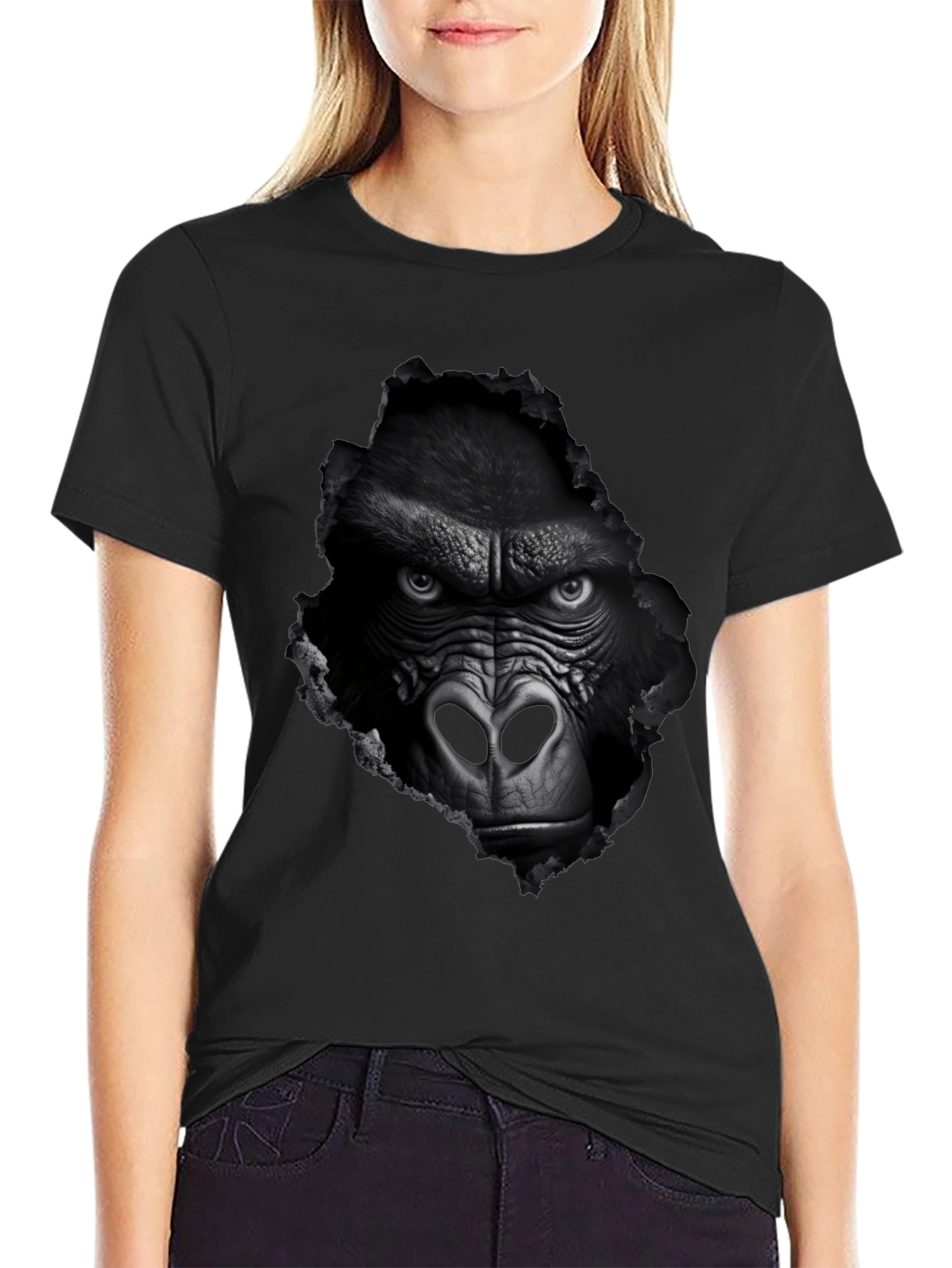 Gorilla Graphic Tee - Mens Black T-Shirt