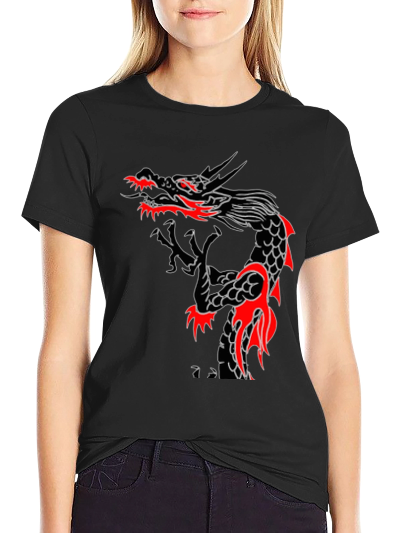 Black Dragon Graphic T-Shirt