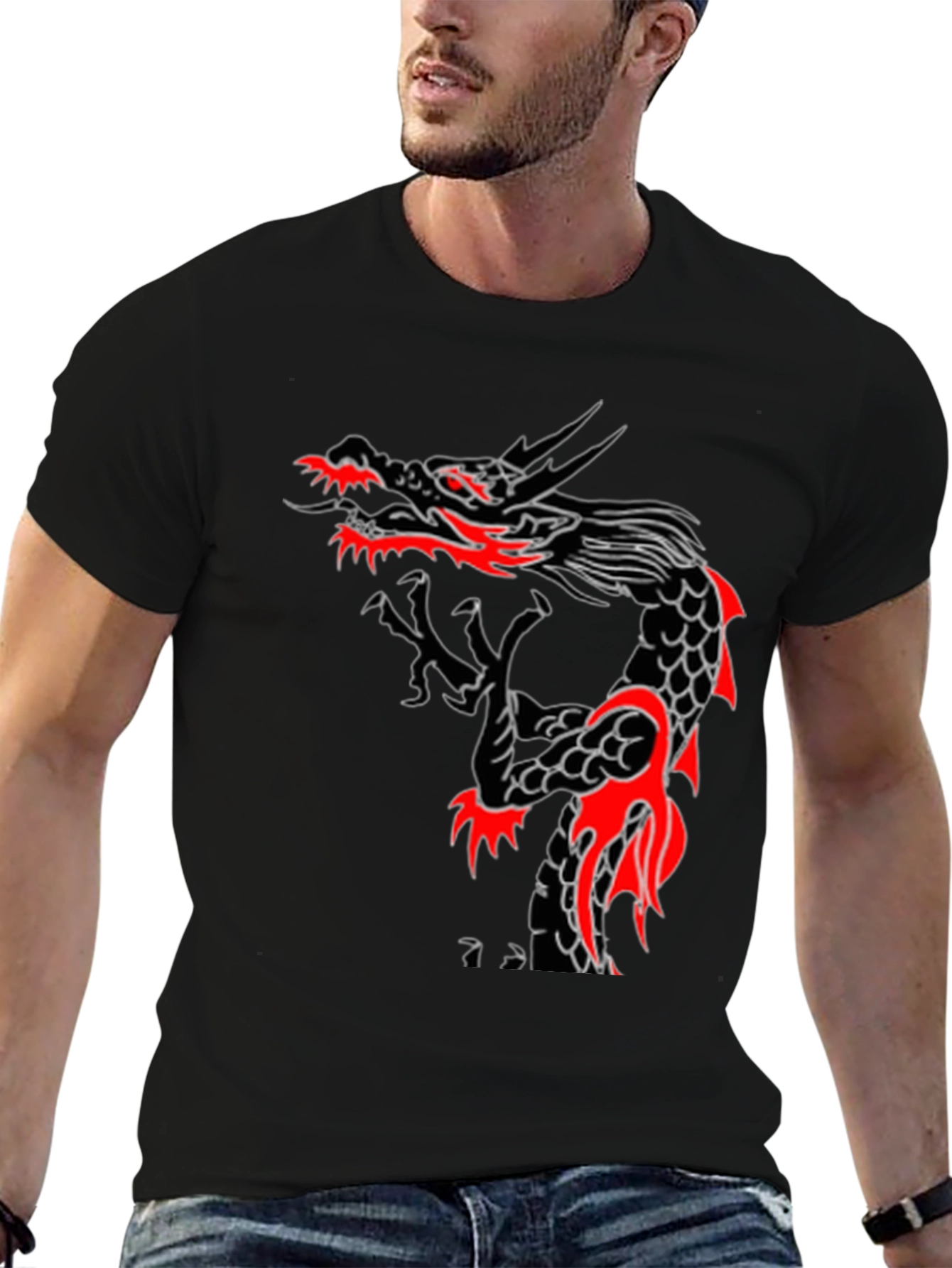 Black Dragon Graphic T-Shirt