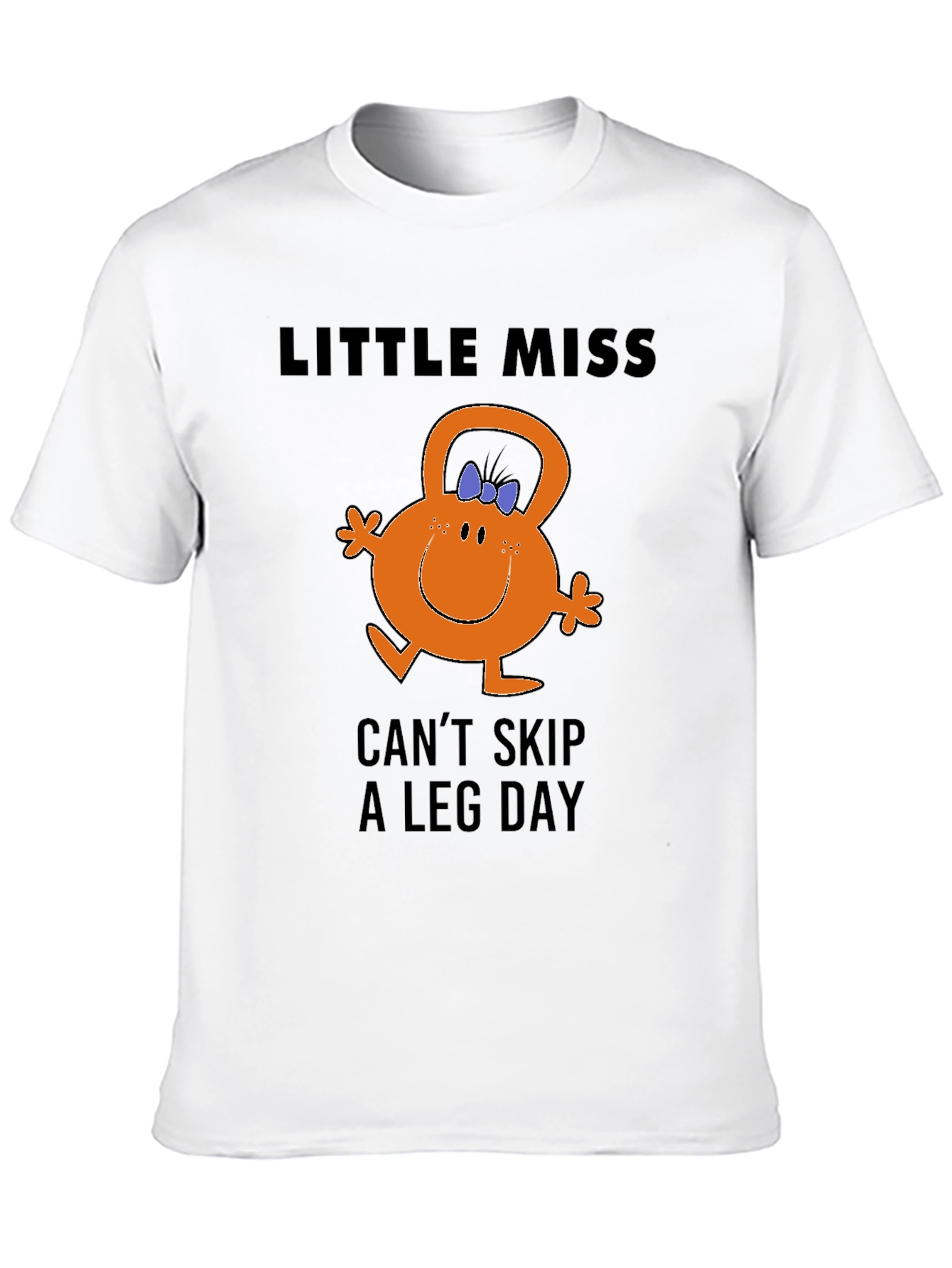 Little Miss Cant Skip Leg Day Black T-Shirt