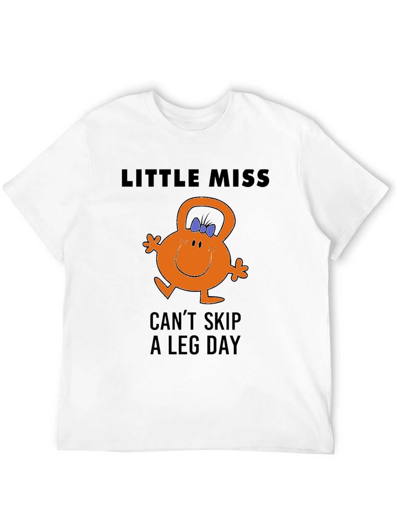 Little Miss Cant Skip Leg Day Black T-Shirt