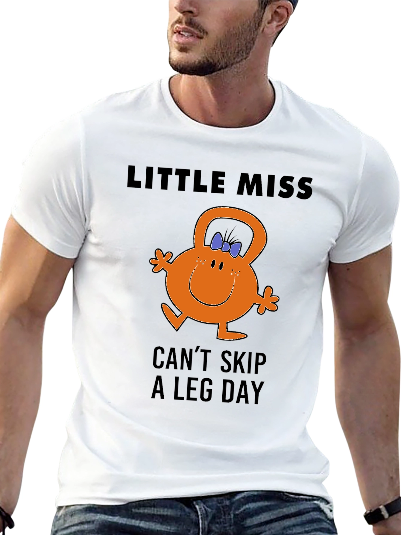 Little Miss Cant Skip Leg Day Black T-Shirt