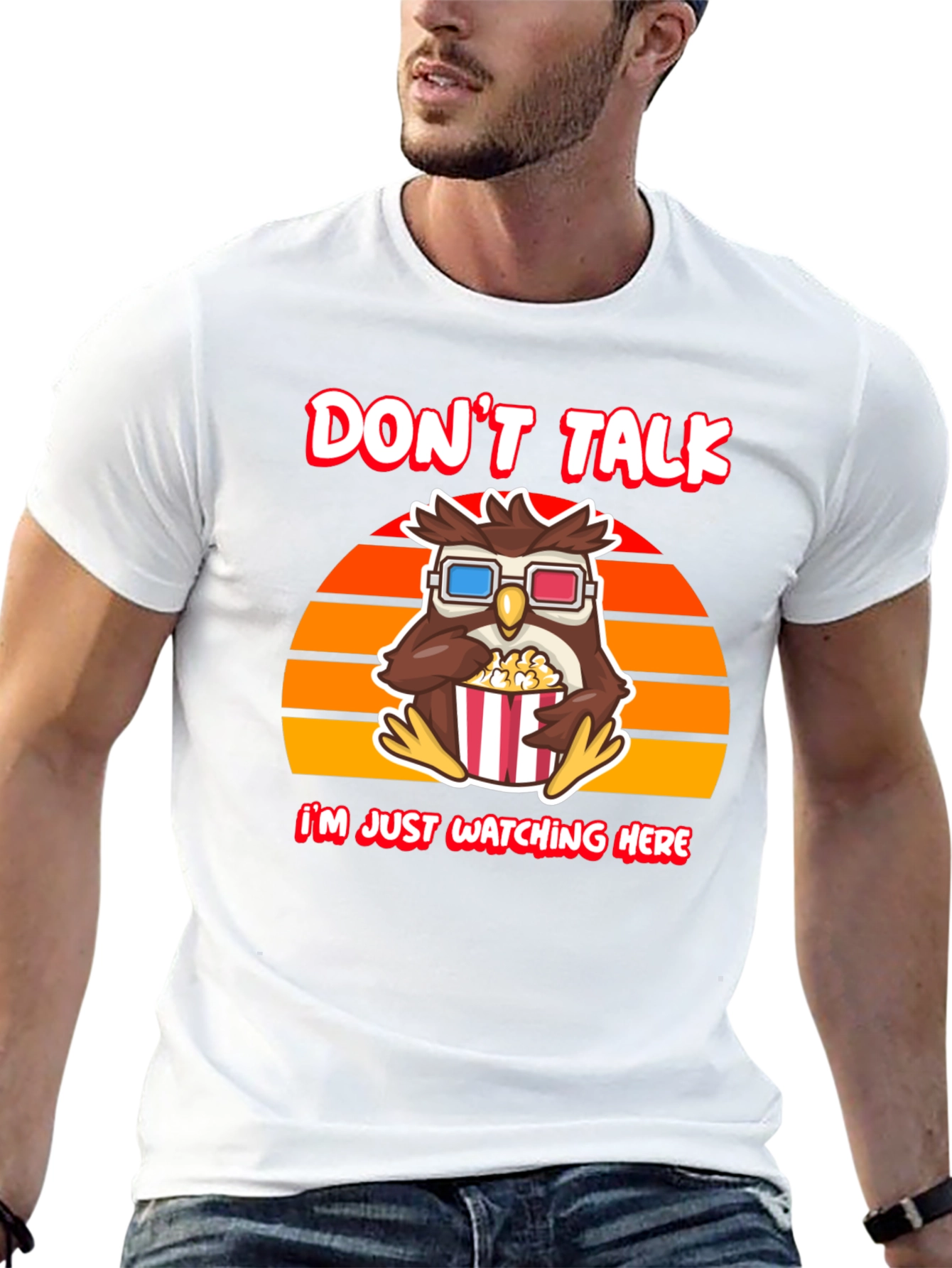 Dont Talk T-Shirt - Owl Watching Movie Tee