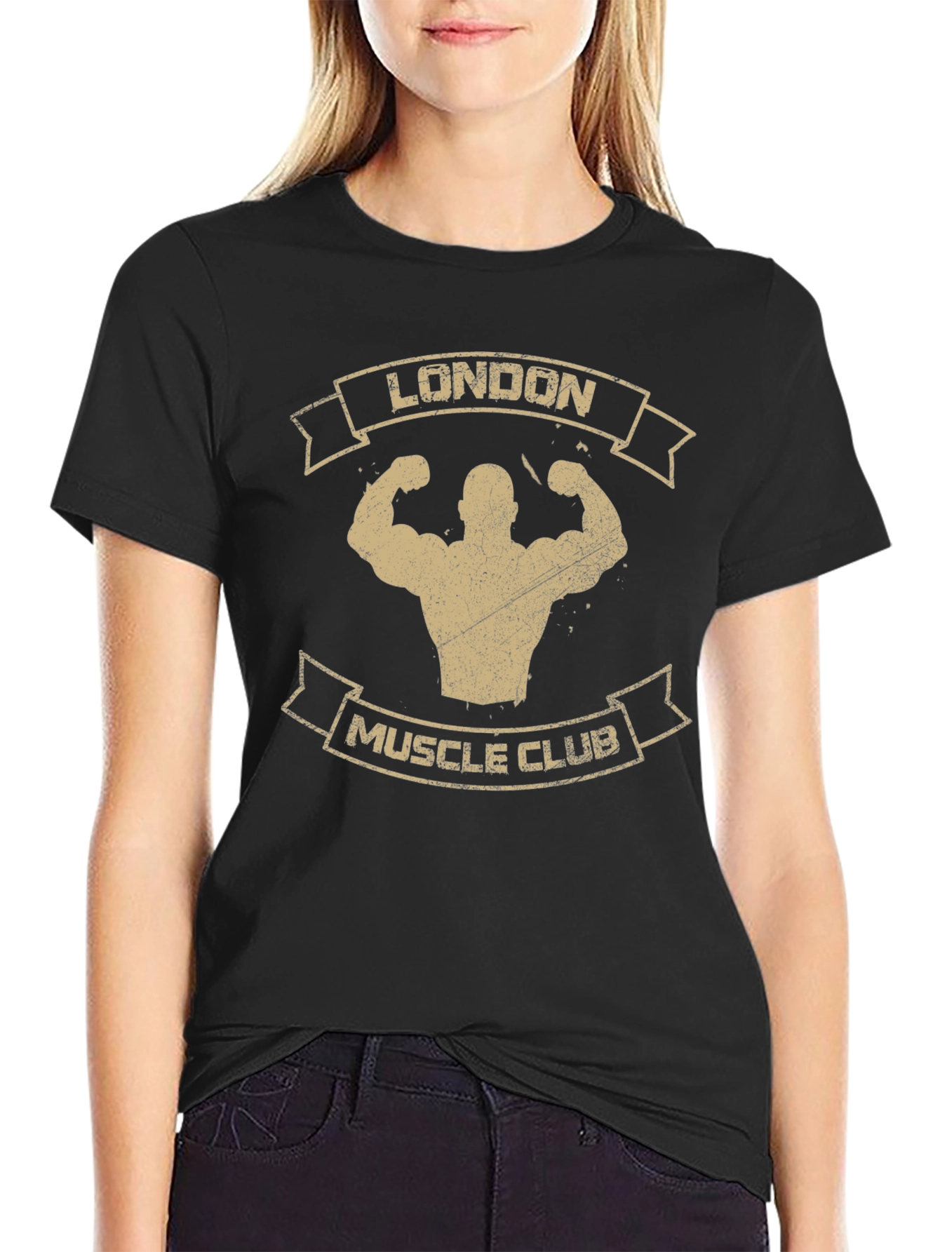 London Muscle Club T-Shirt - Black Gym Tee