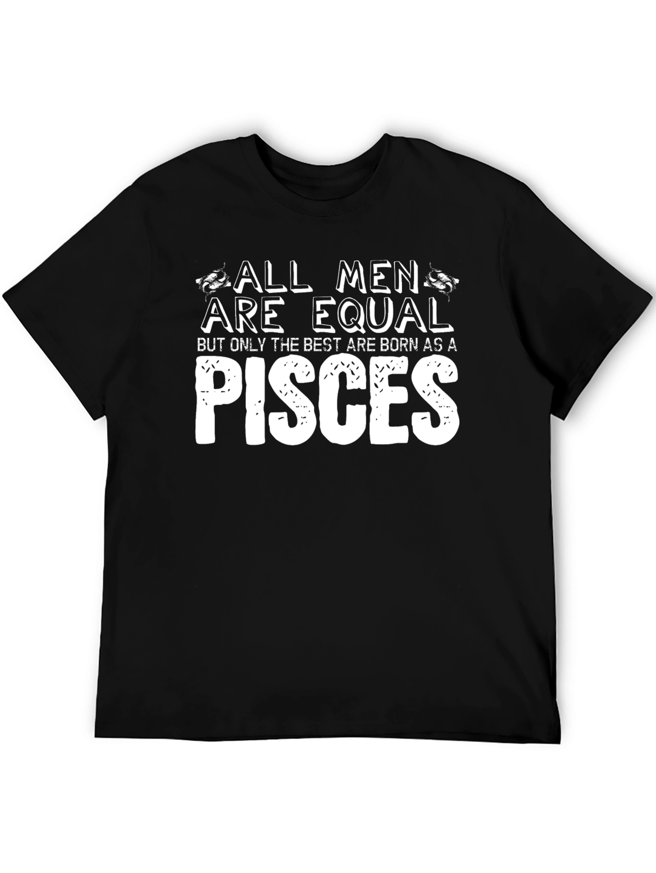 Pisces Zodiac Mens Graphic T-Shirt