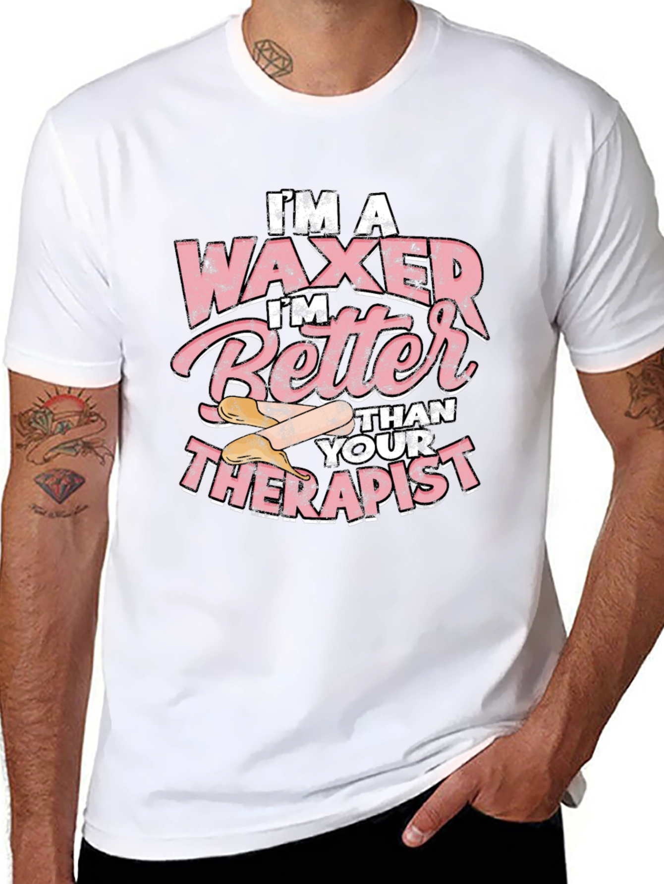Waxer Better Than Therapist Tee - Funny Esthetician T-Shirt