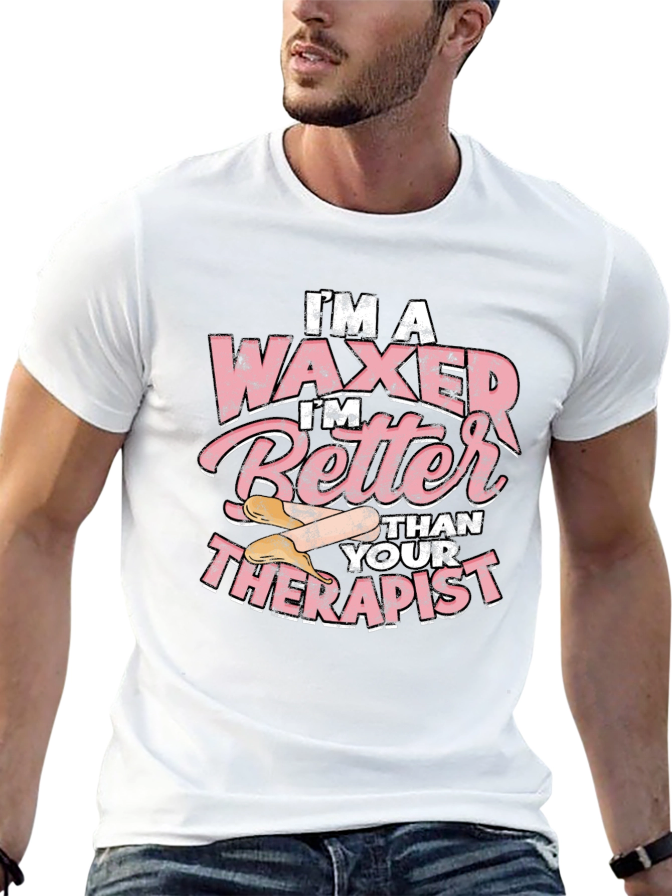 Waxer Better Than Therapist Tee - Funny Esthetician T-Shirt