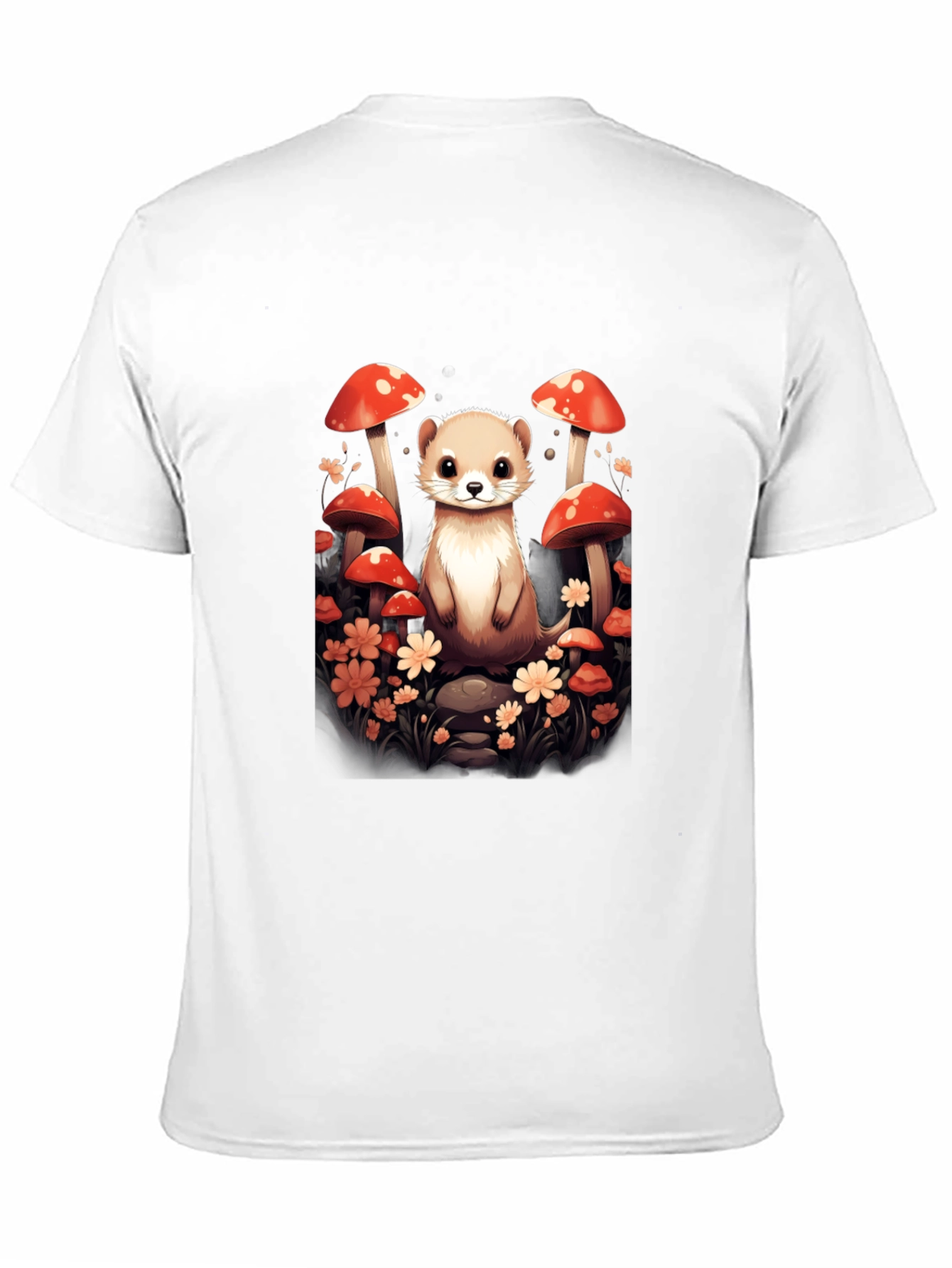 Mushroom Ferret Graphic Tee