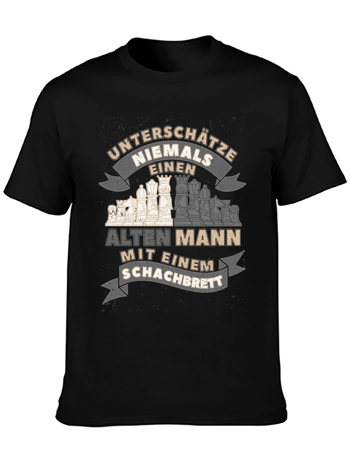 Chess Old Man T-Shirt - Never Underestimate