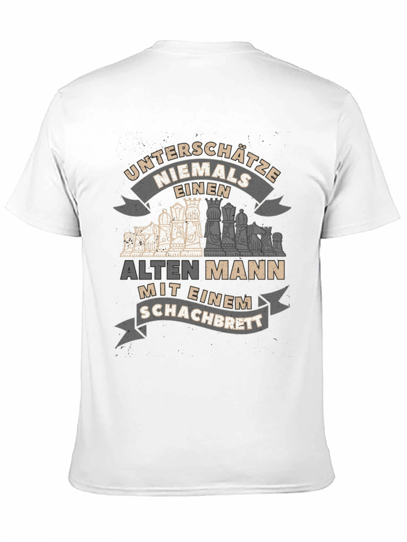 Chess Old Man T-Shirt - Never Underestimate