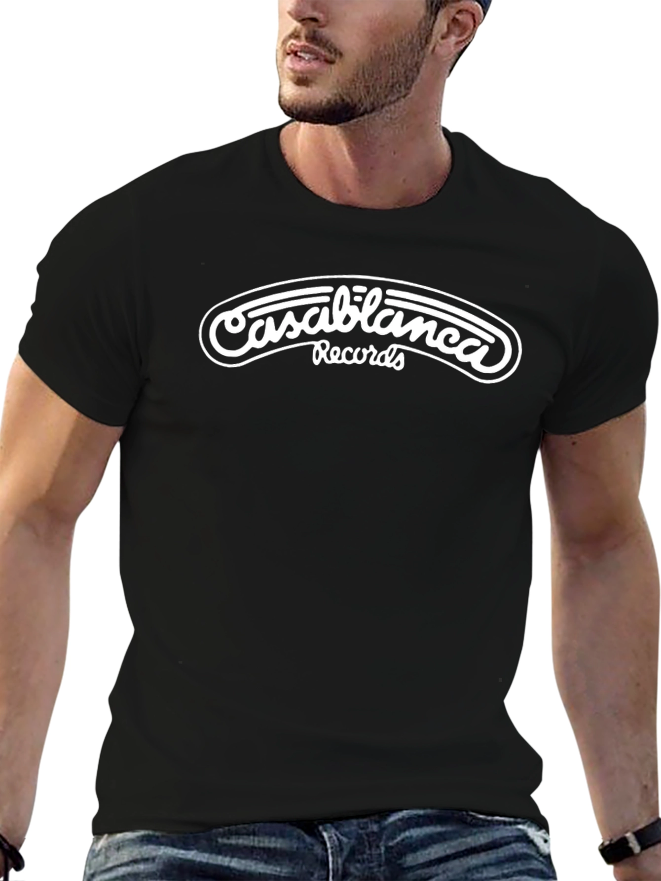 Casablanca Records Black T-Shirt