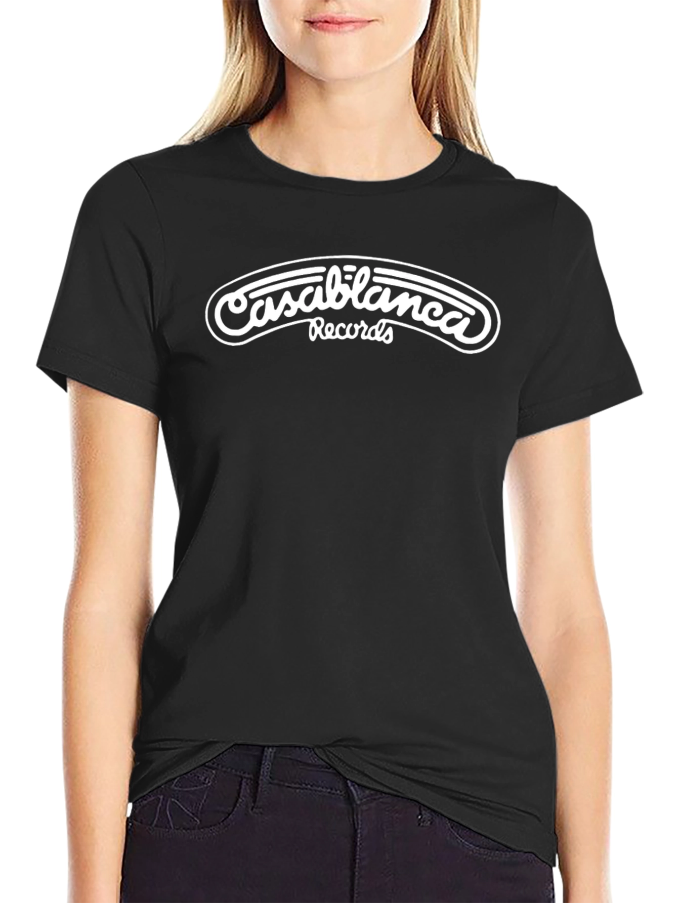 Casablanca Records Black T-Shirt