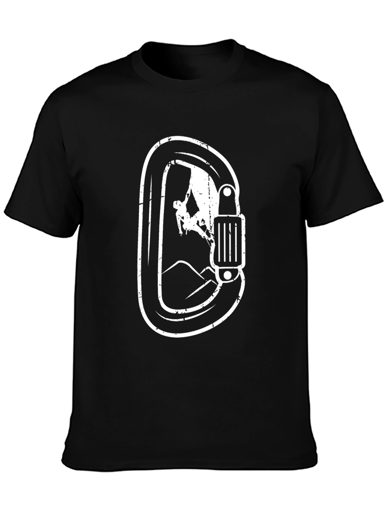 Rock Climbing Carabiner Graphic T-Shirt