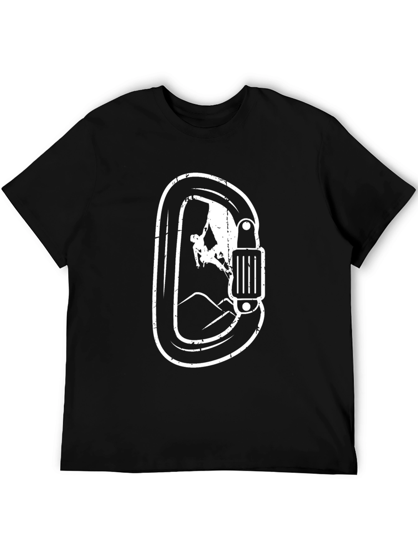 Rock Climbing Carabiner Graphic T-Shirt