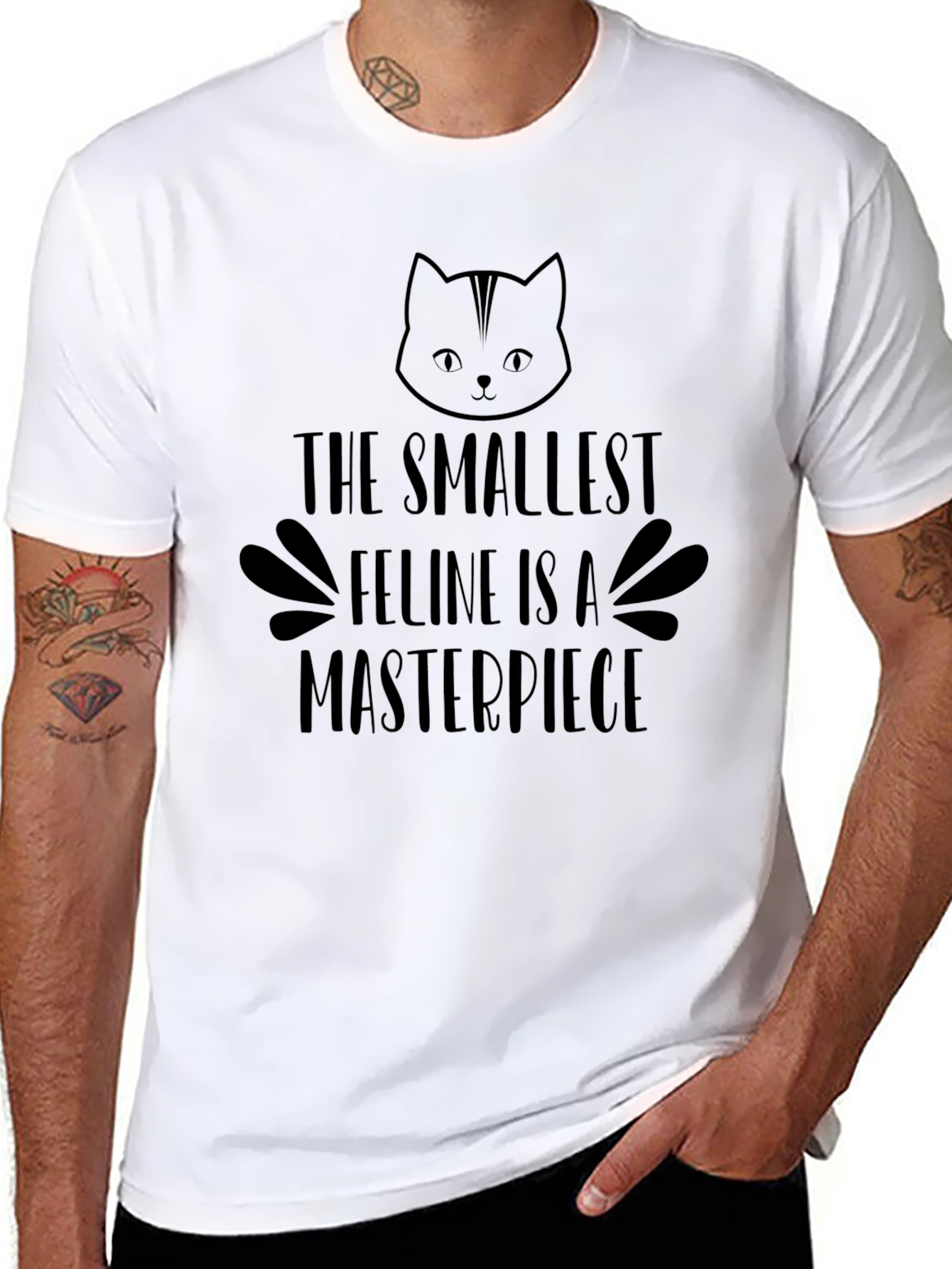 The Smallest Feline Masterpiece T-Shirt
