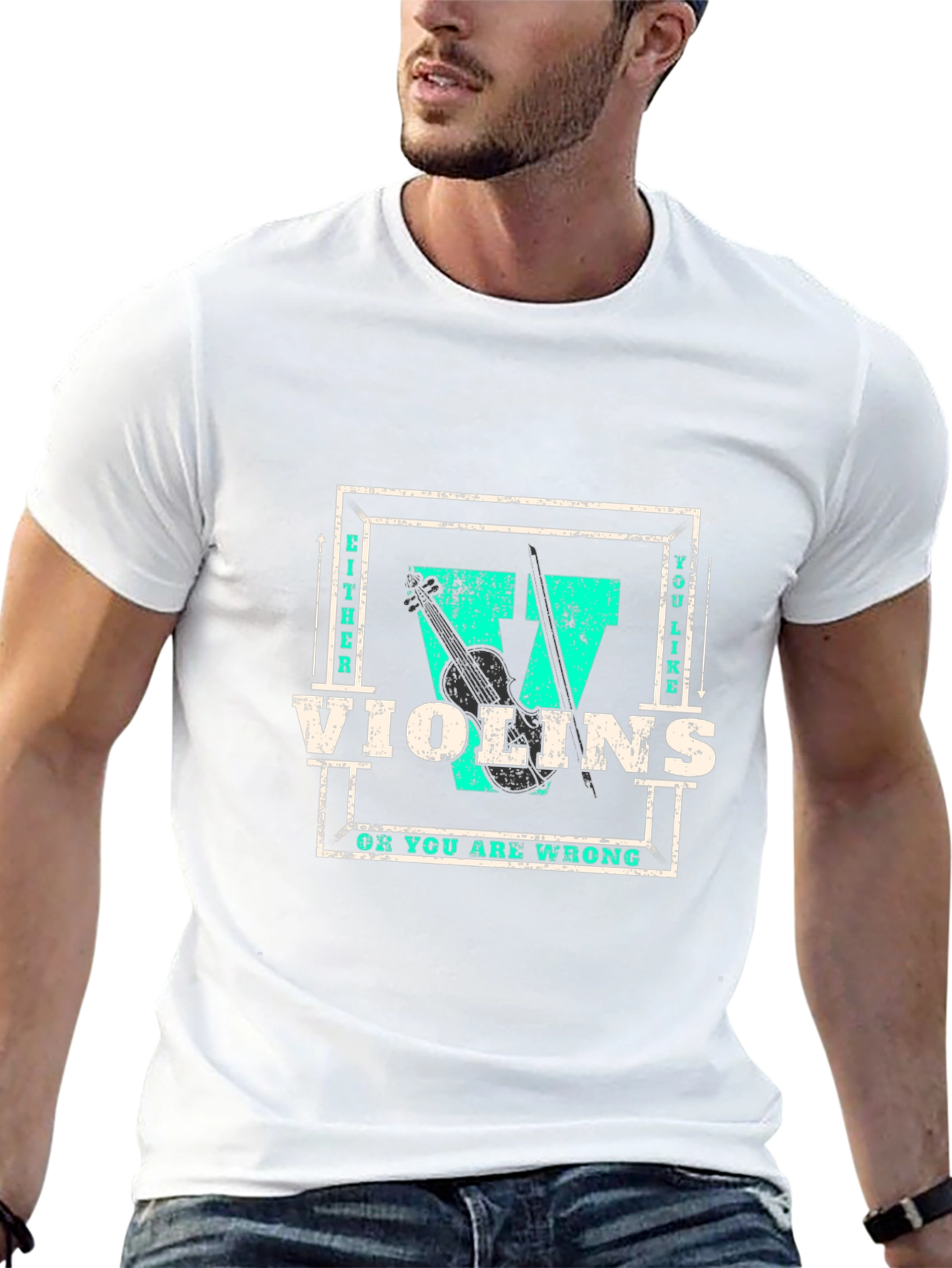 Violins T-Shirt: Music Lovers Tee
