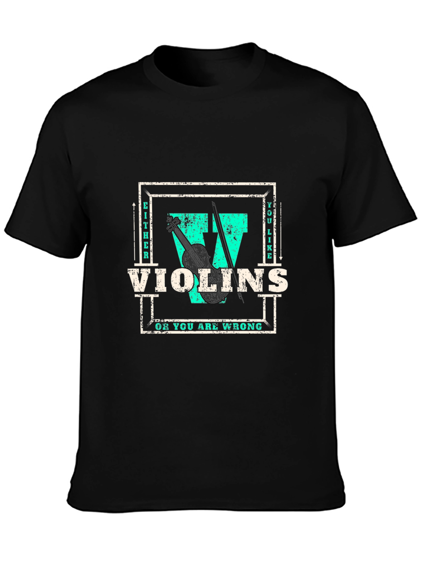 Violins T-Shirt: Music Lovers Tee