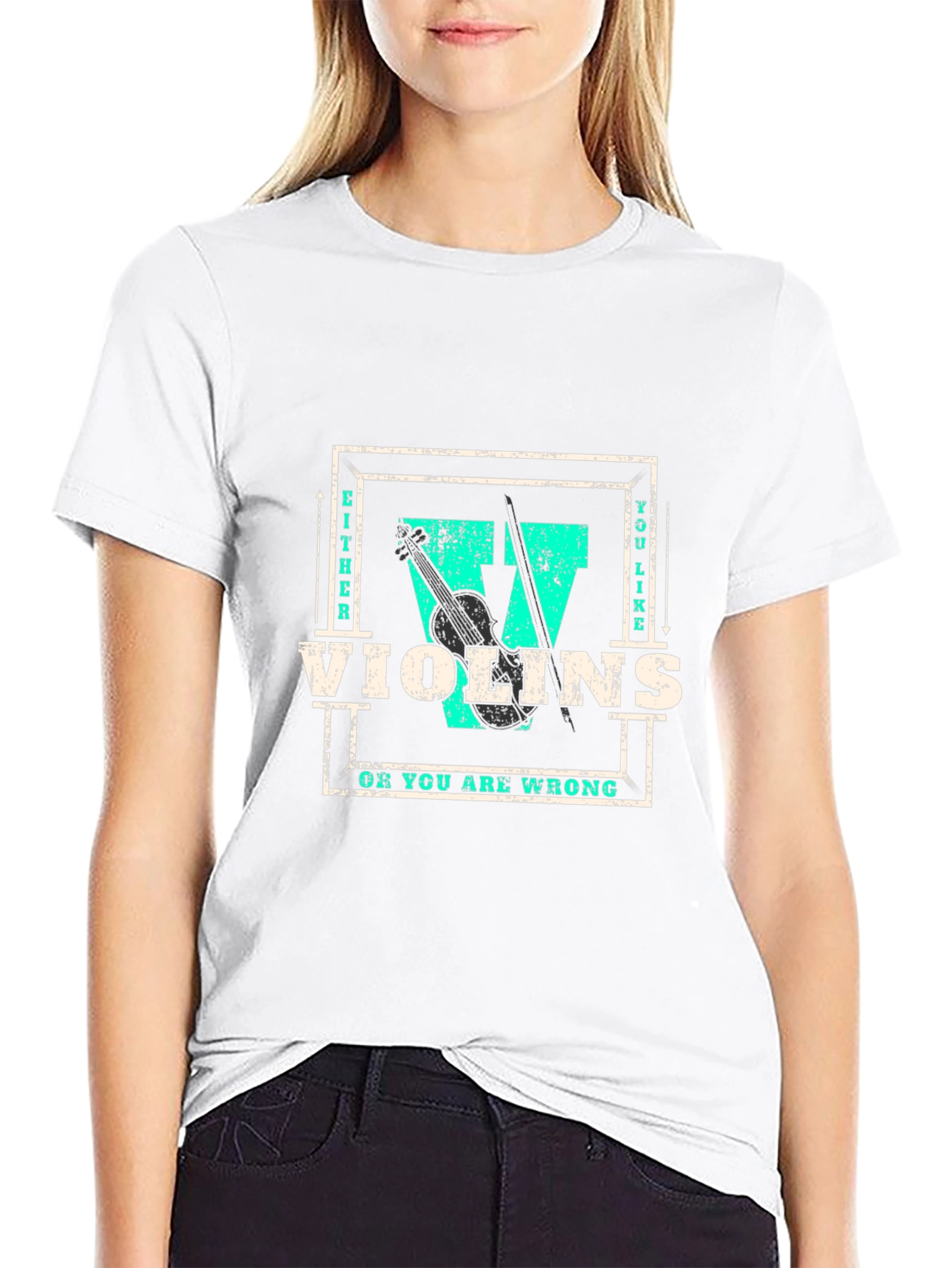 Violins T-Shirt: Music Lovers Tee