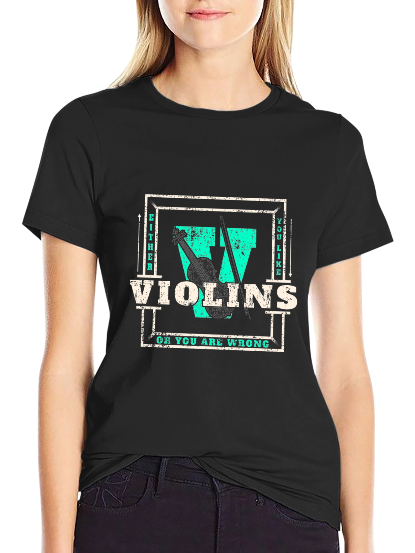 Violins T-Shirt: Music Lovers Tee