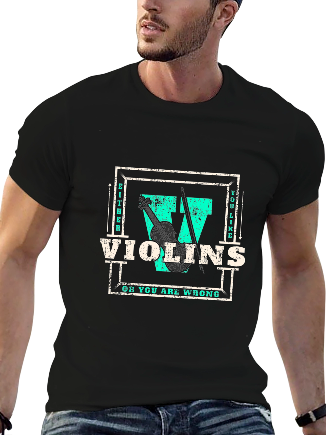 Violins T-Shirt: Music Lovers Tee