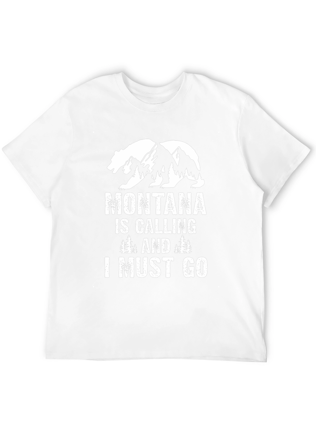 Montana is Calling Black Graphic Tee