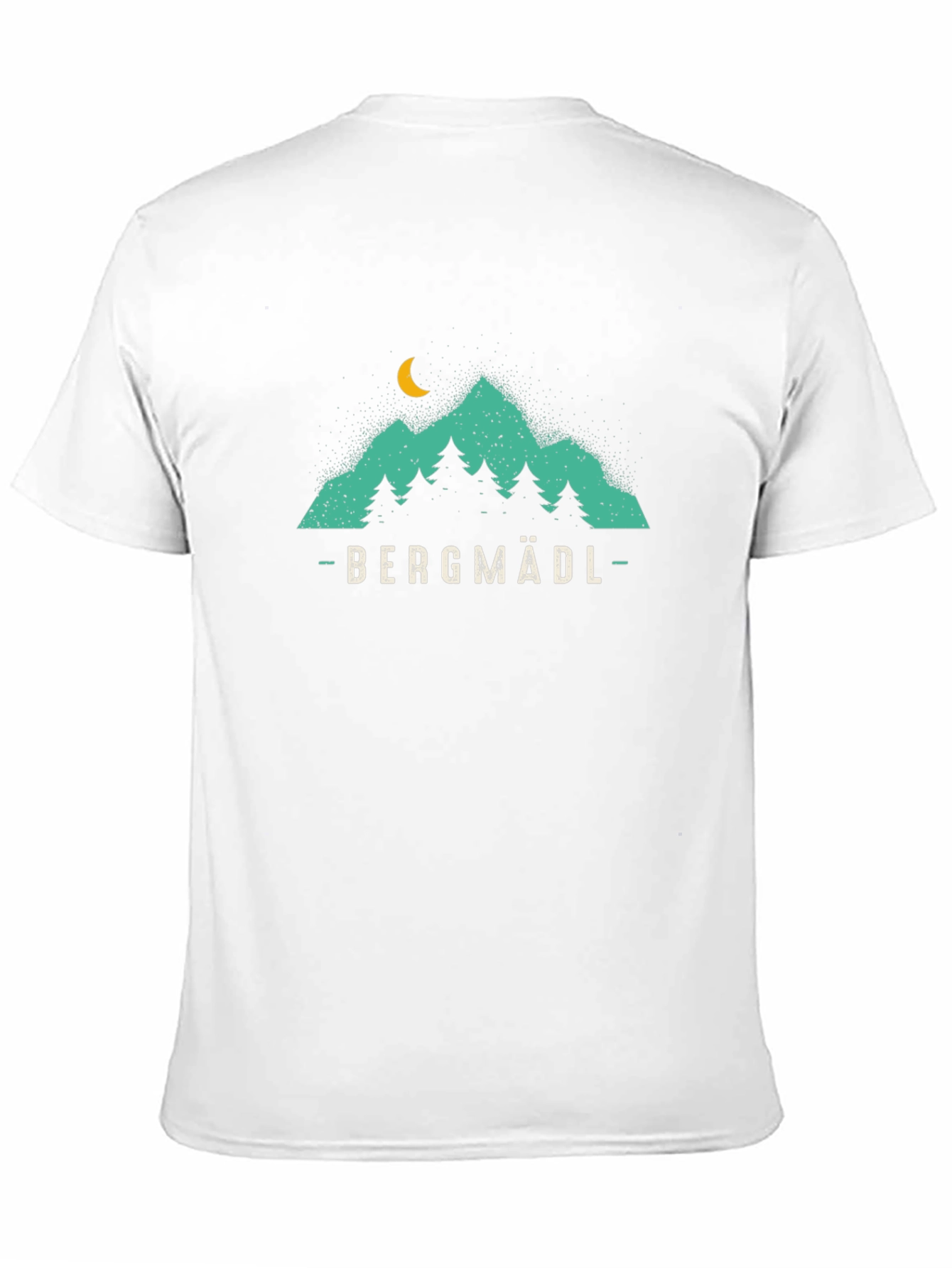 Bergmadl Mountain Graphic T-Shirt - Black