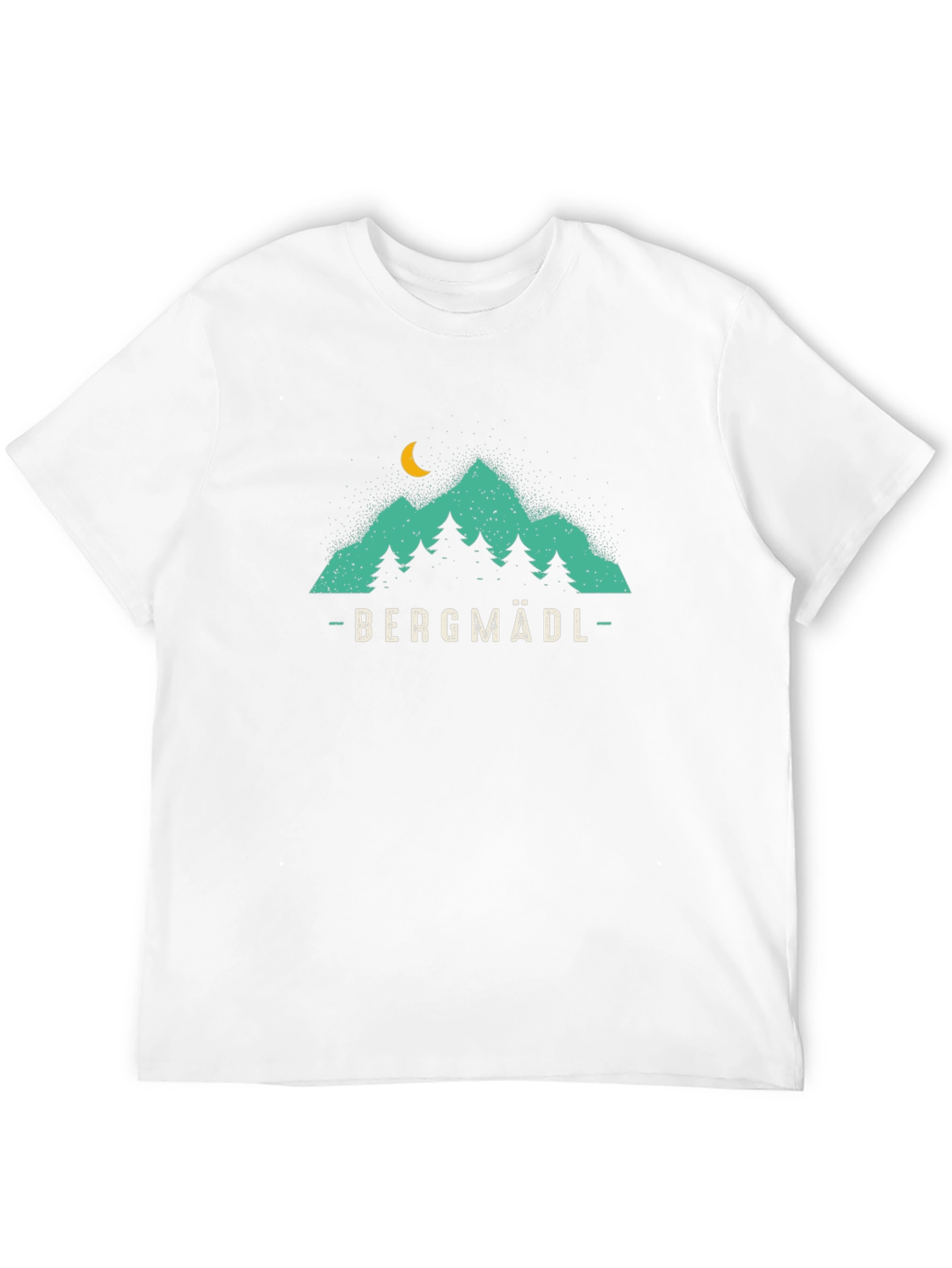Bergmadl Mountain Graphic T-Shirt - Black