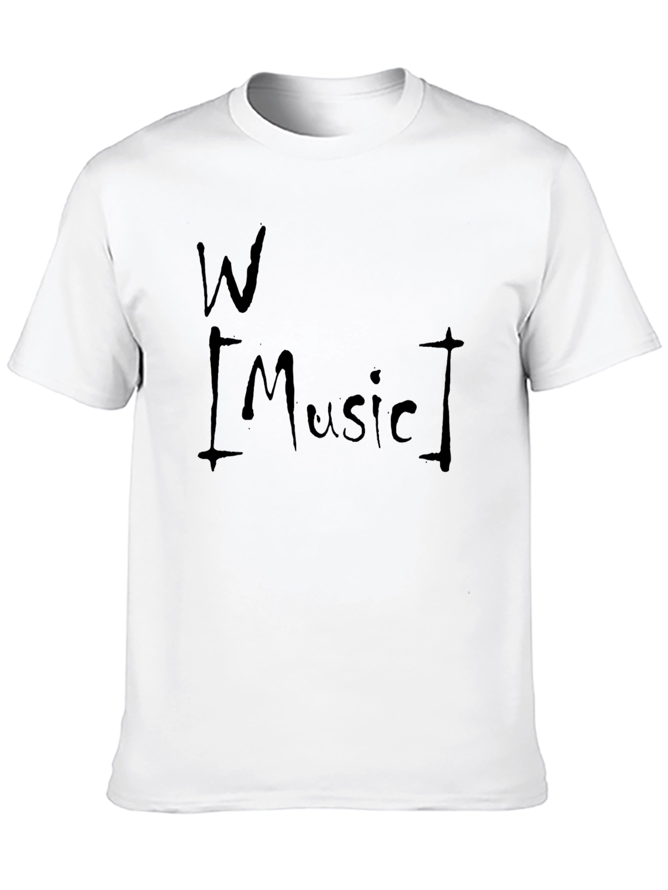 W Music Graphic Tee - Mens Black T-Shirt