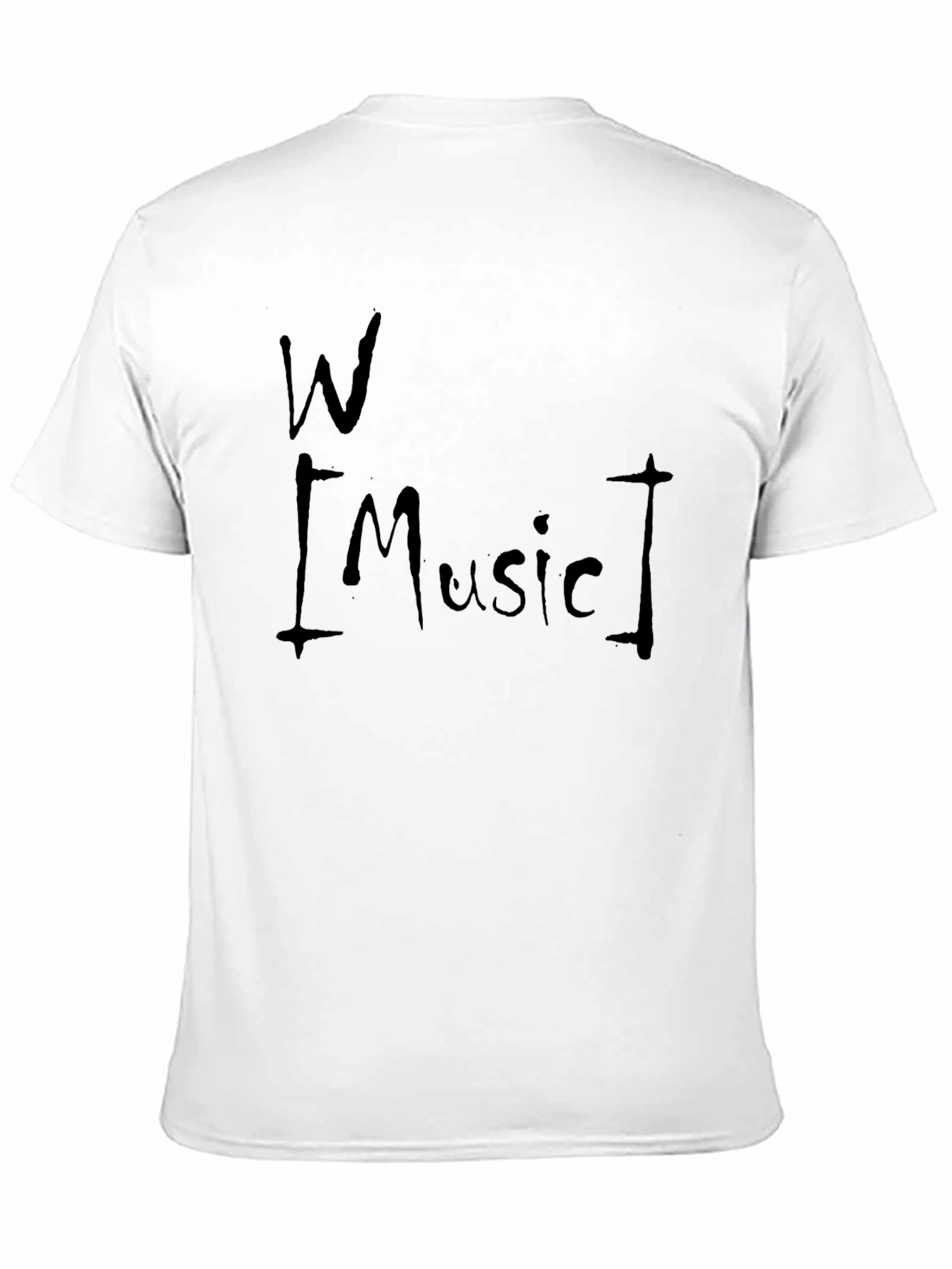 W Music Graphic Tee - Mens Black T-Shirt