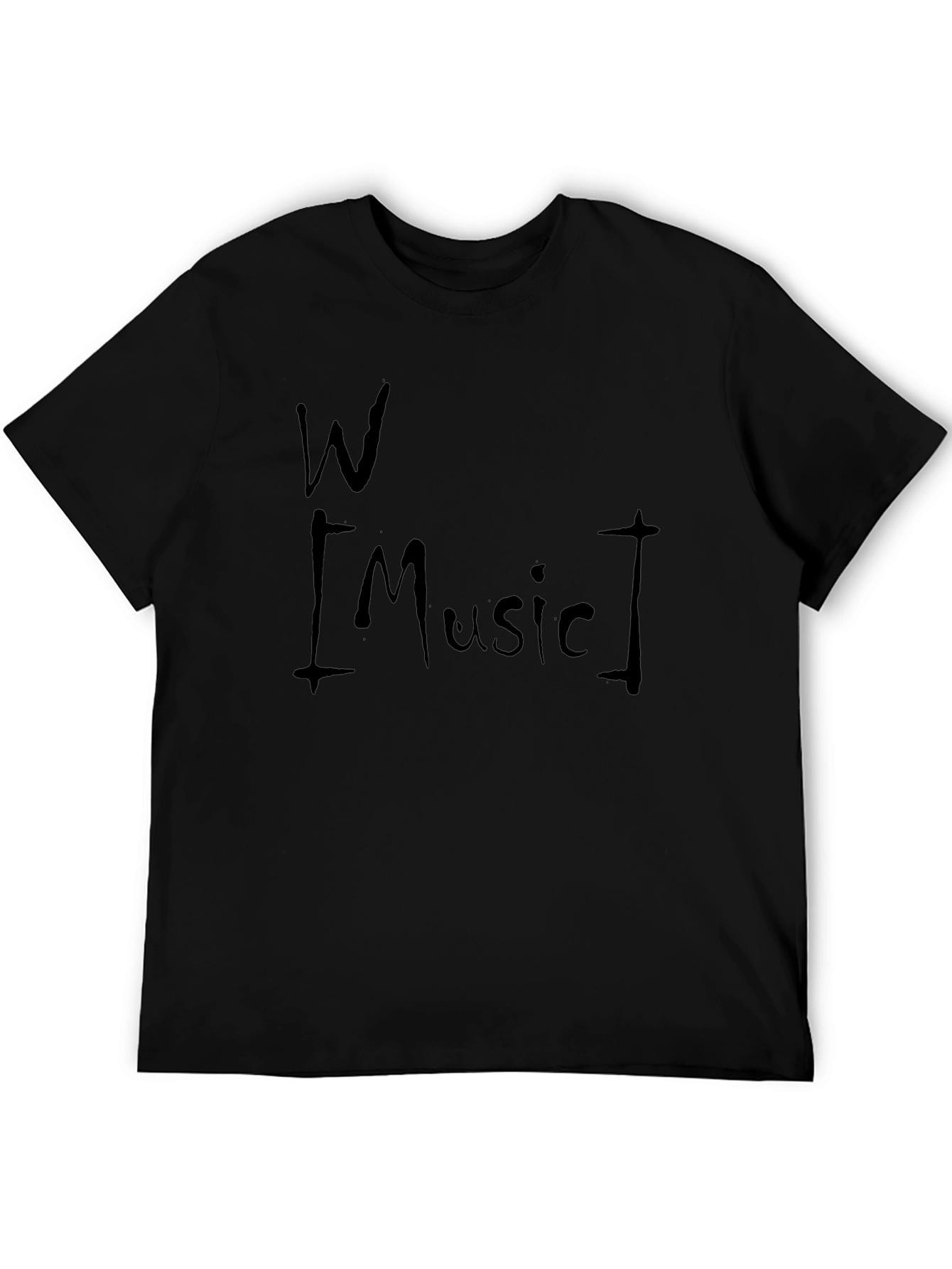 W Music Graphic Tee - Mens Black T-Shirt