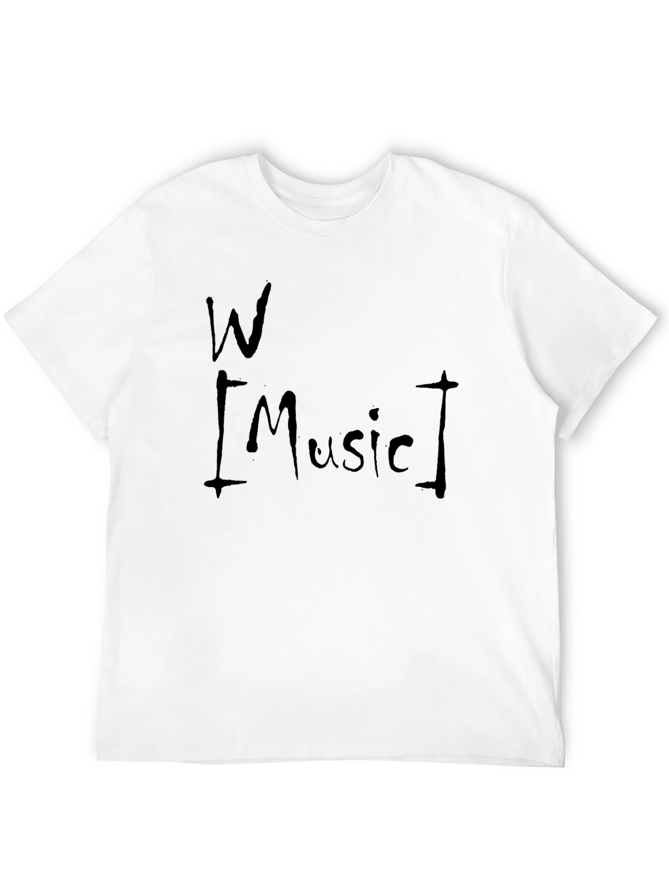 W Music Graphic Tee - Mens Black T-Shirt