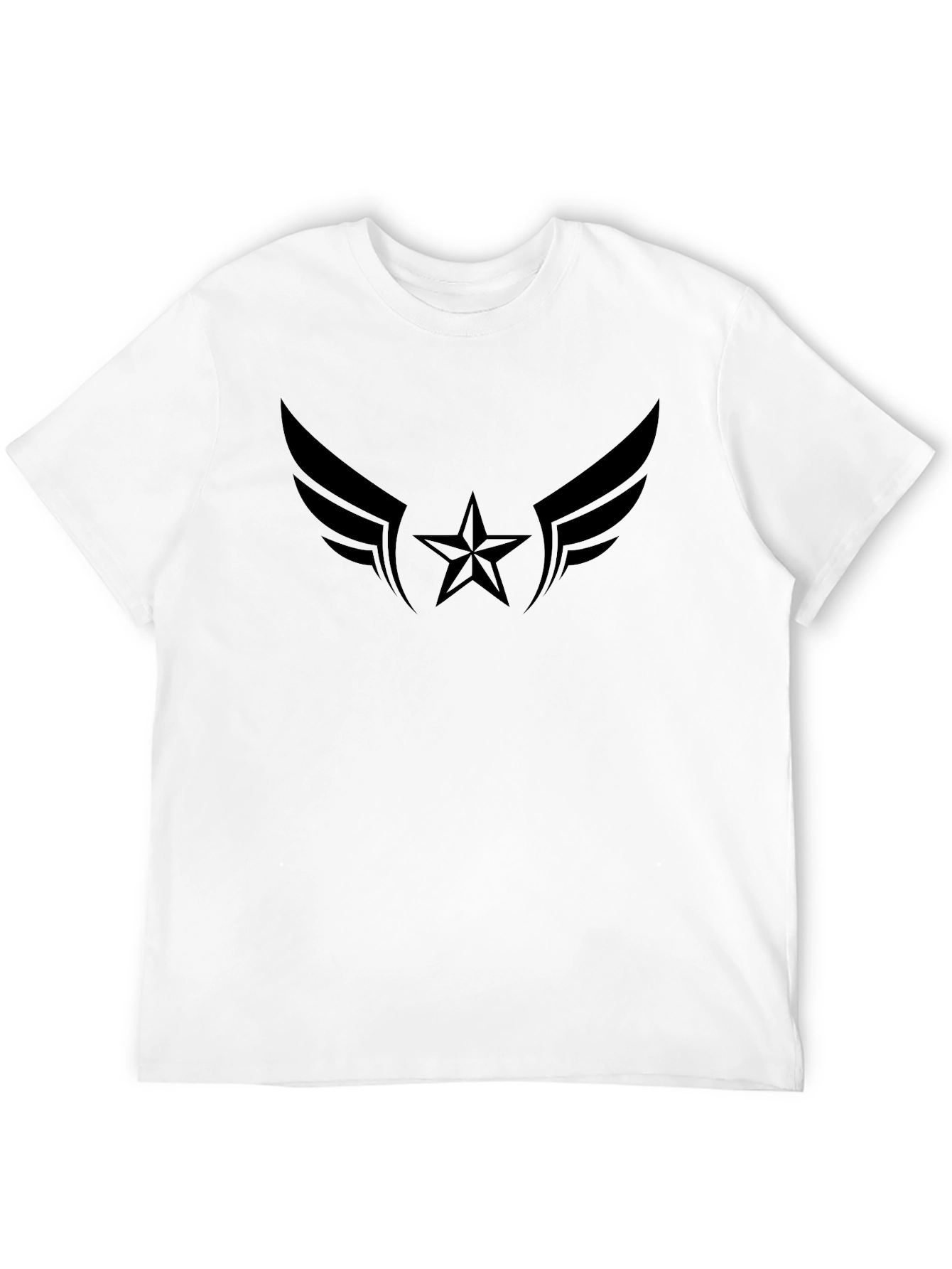 Star Wing Graphic Tee - Black