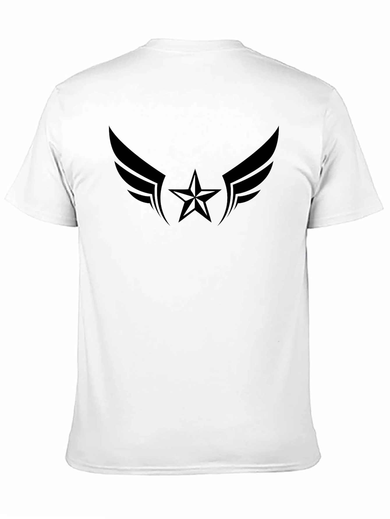 Star Wing Graphic Tee - Black