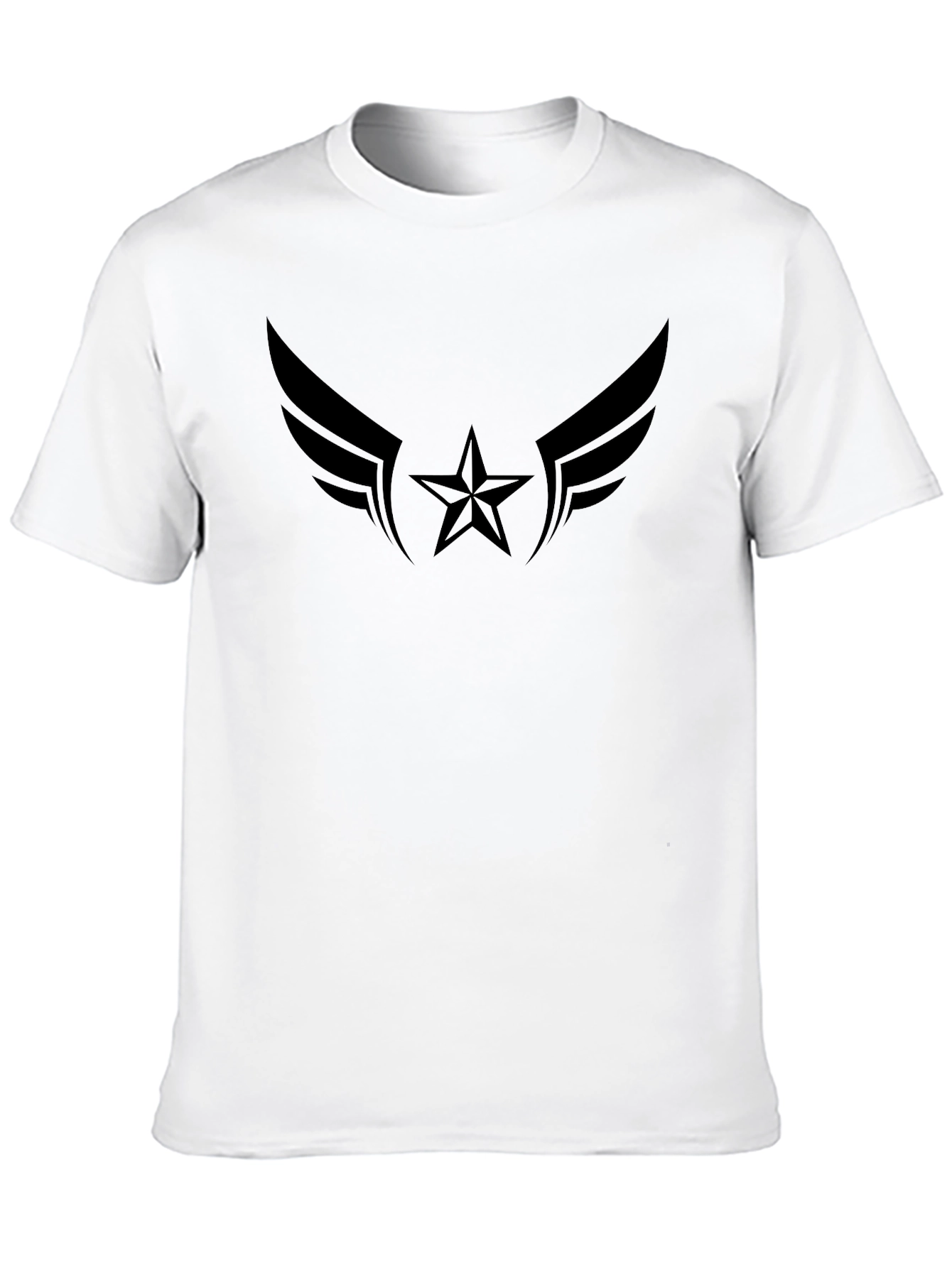 Star Wing Graphic Tee - Black
