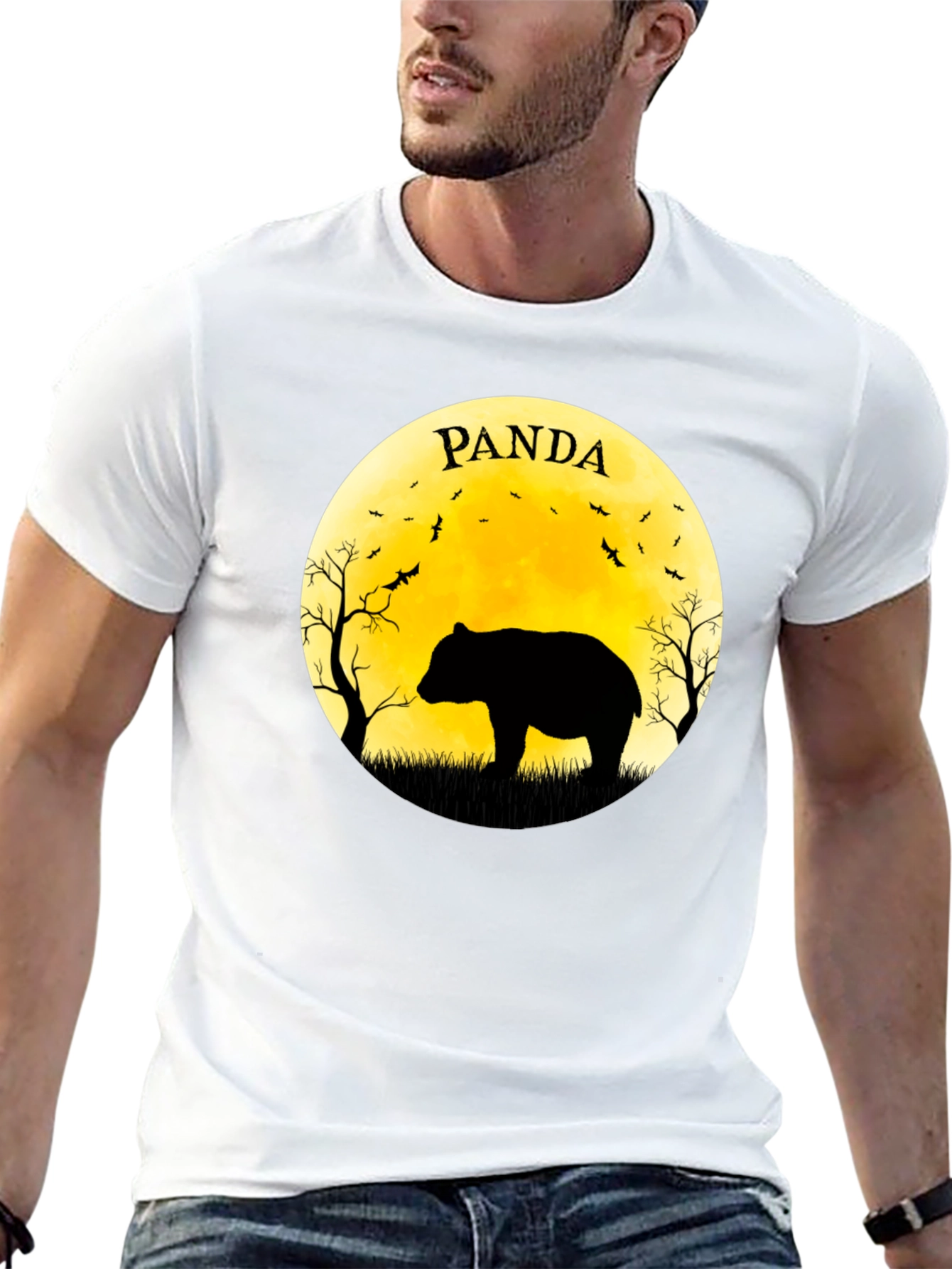 PANDA Silhouette Tee - Unique Graphic T-Shirt