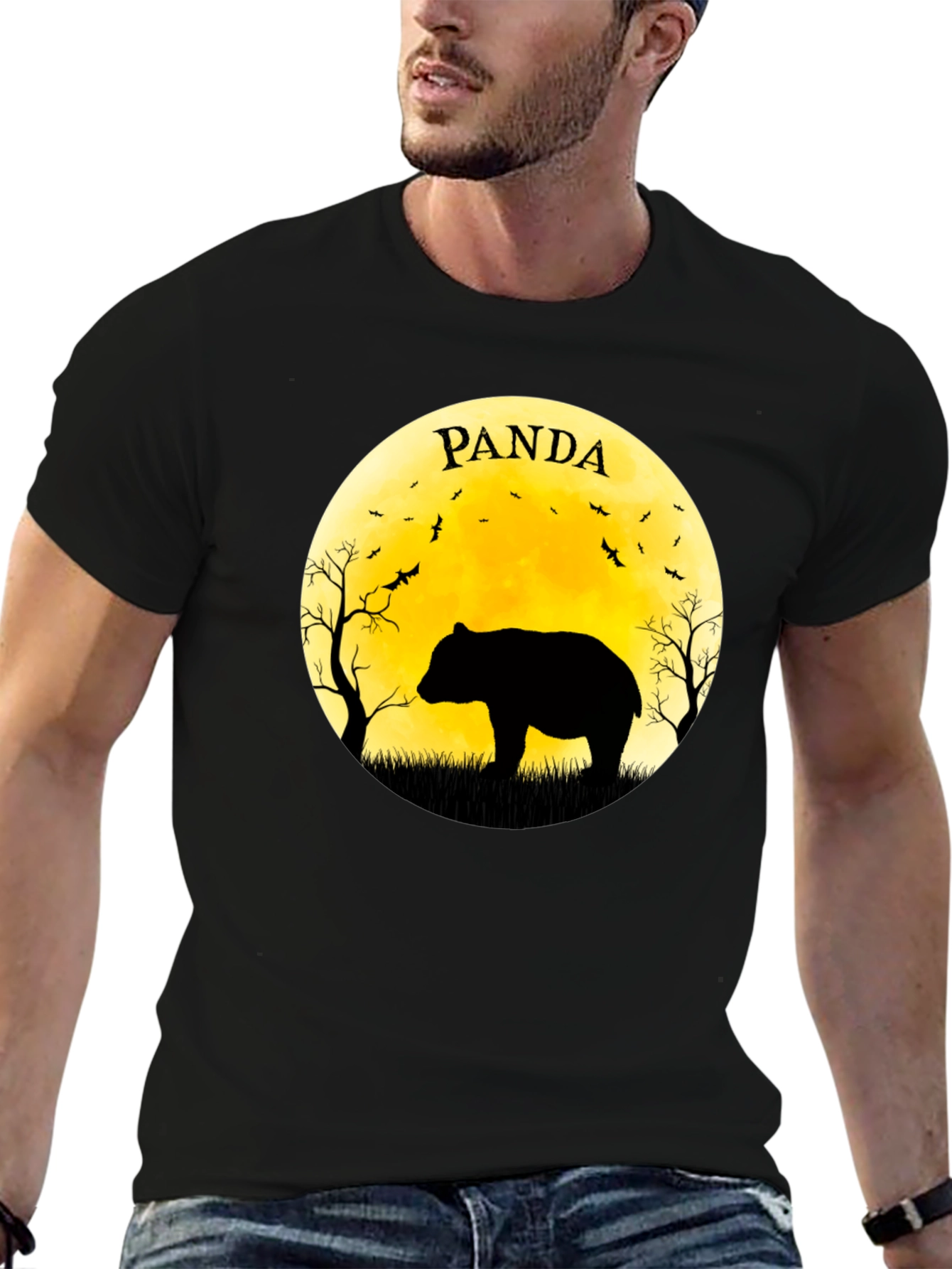 PANDA Silhouette Tee - Unique Graphic T-Shirt