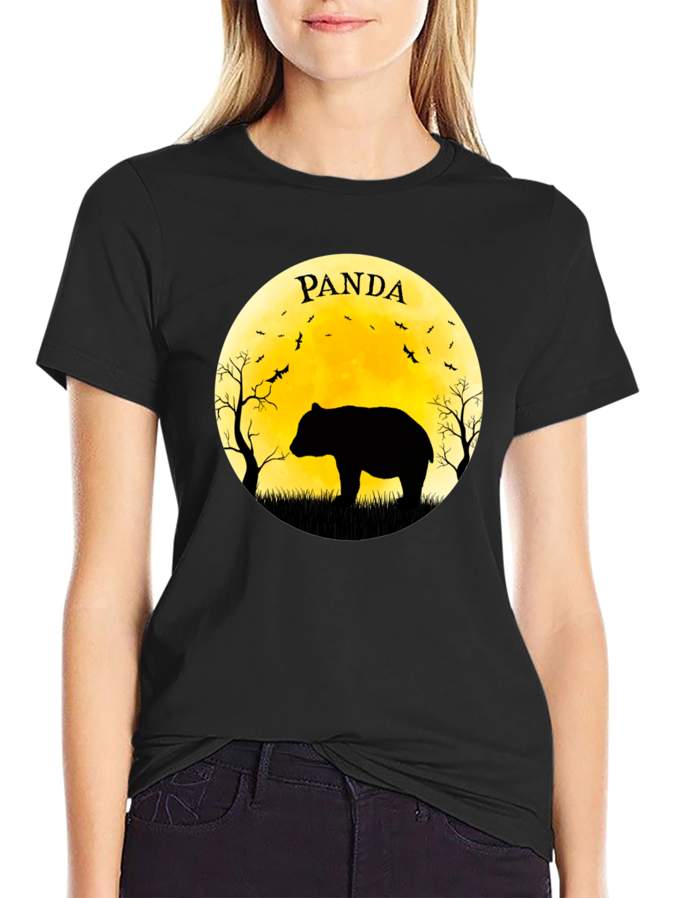 PANDA Silhouette Tee - Unique Graphic T-Shirt
