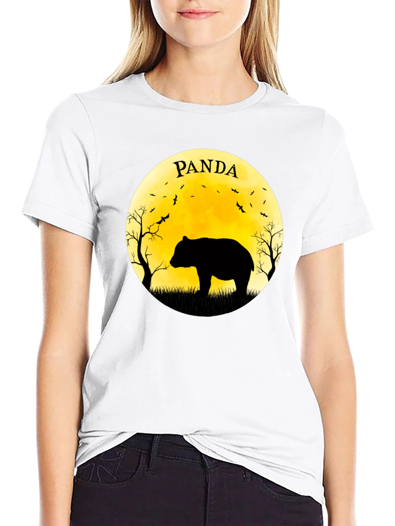 PANDA Silhouette Tee - Unique Graphic T-Shirt