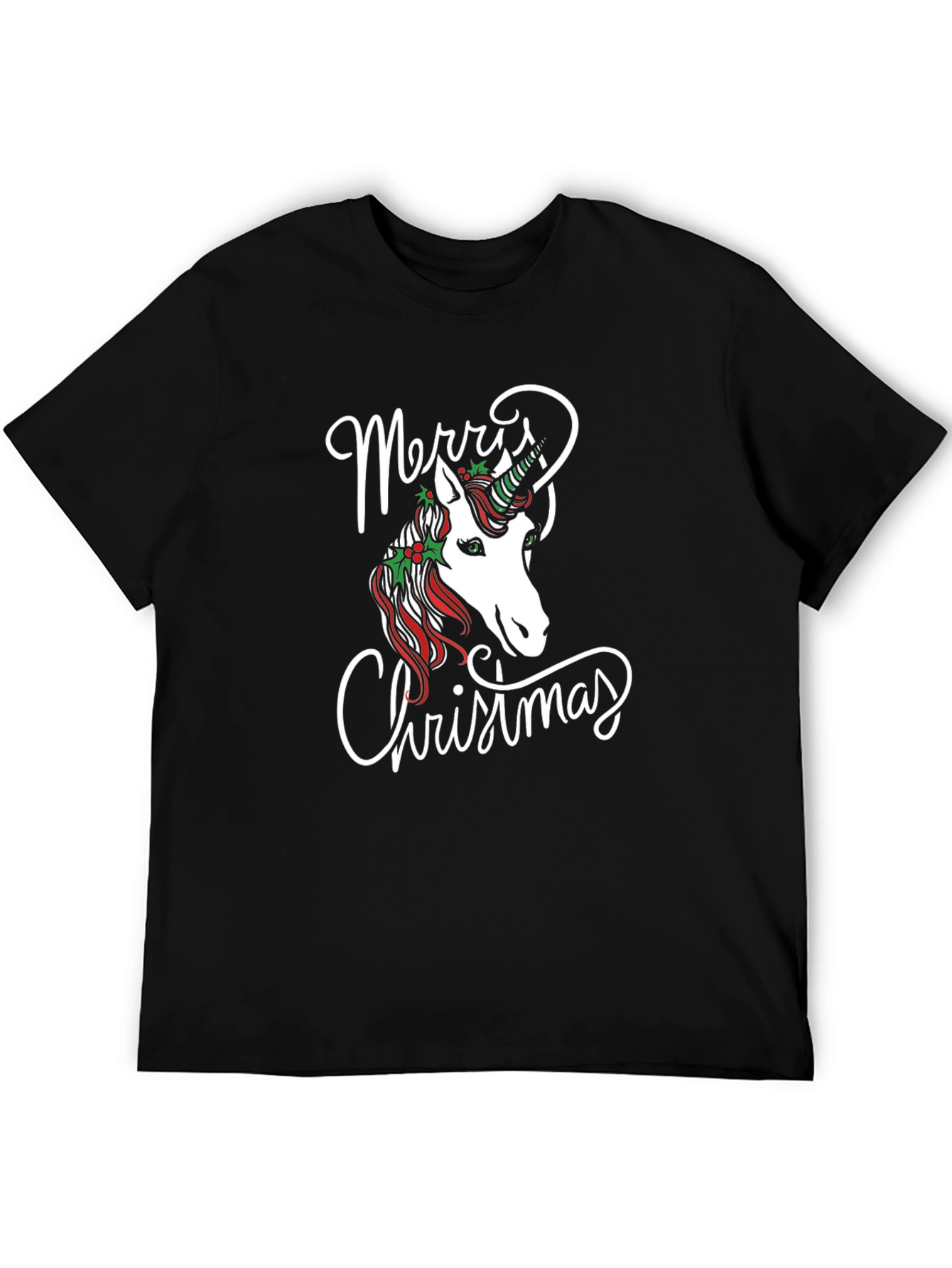Merry Christmas Unicorn Graphic Tee