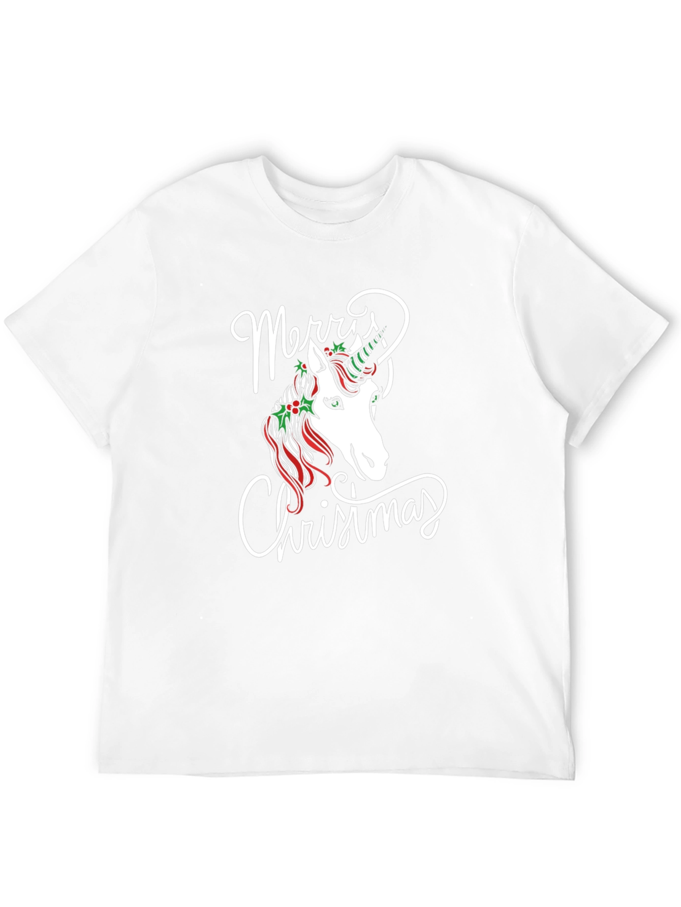 Merry Christmas Unicorn Graphic Tee