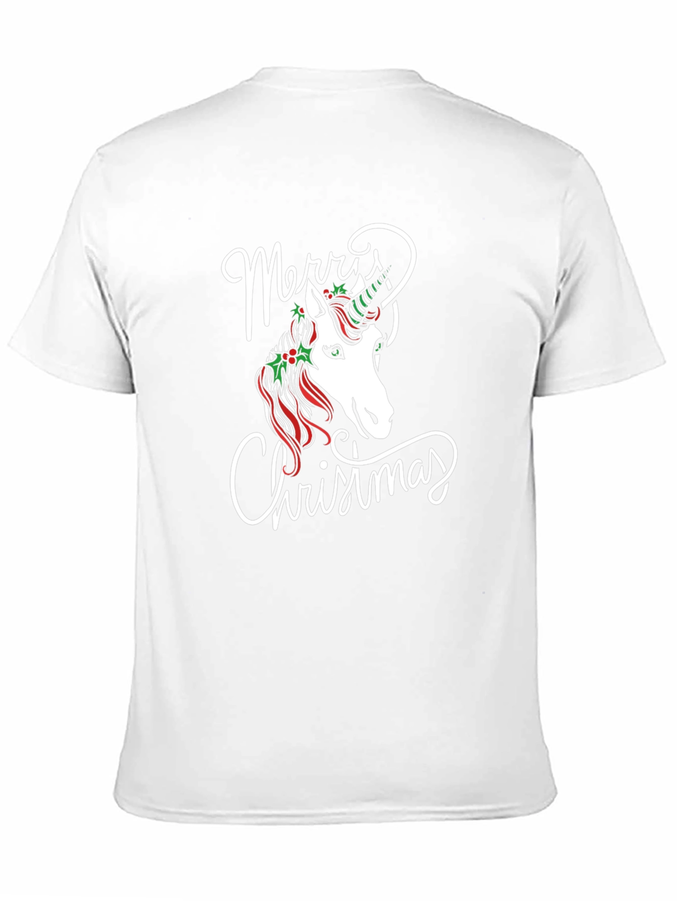 Merry Christmas Unicorn Graphic Tee