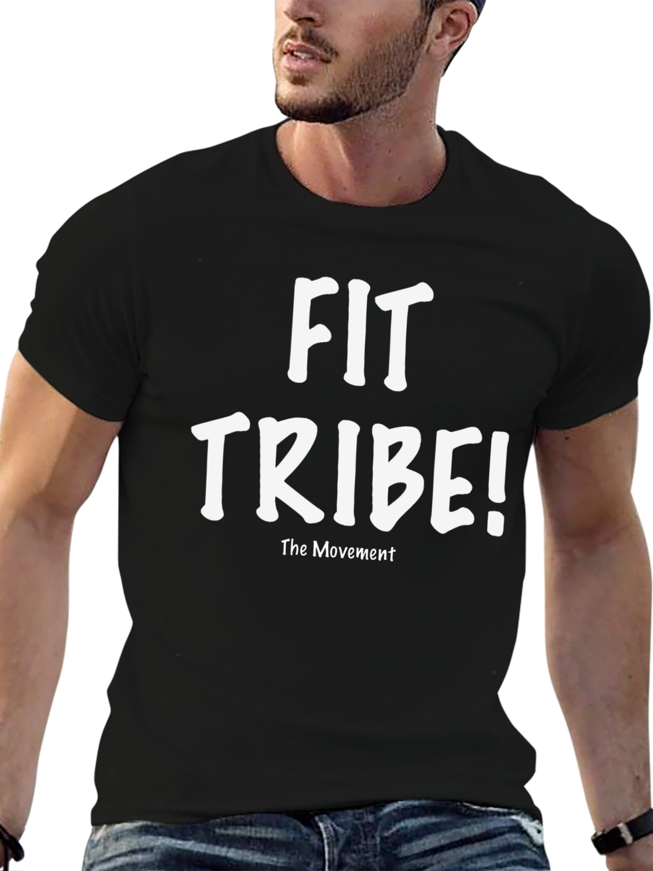 Fit Tribe! The Movement Black T-Shirt