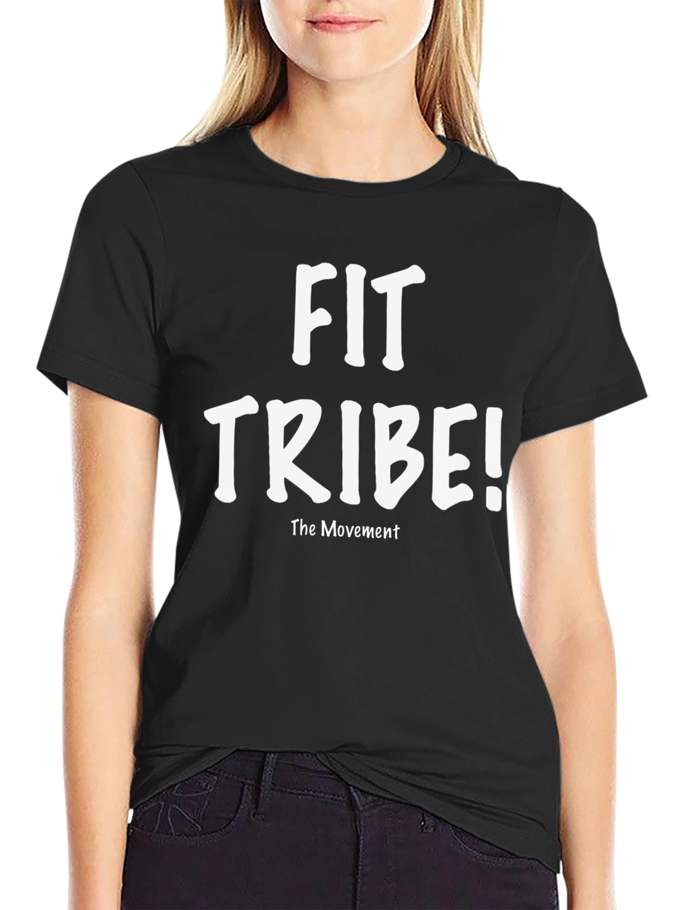 Fit Tribe! The Movement Black T-Shirt
