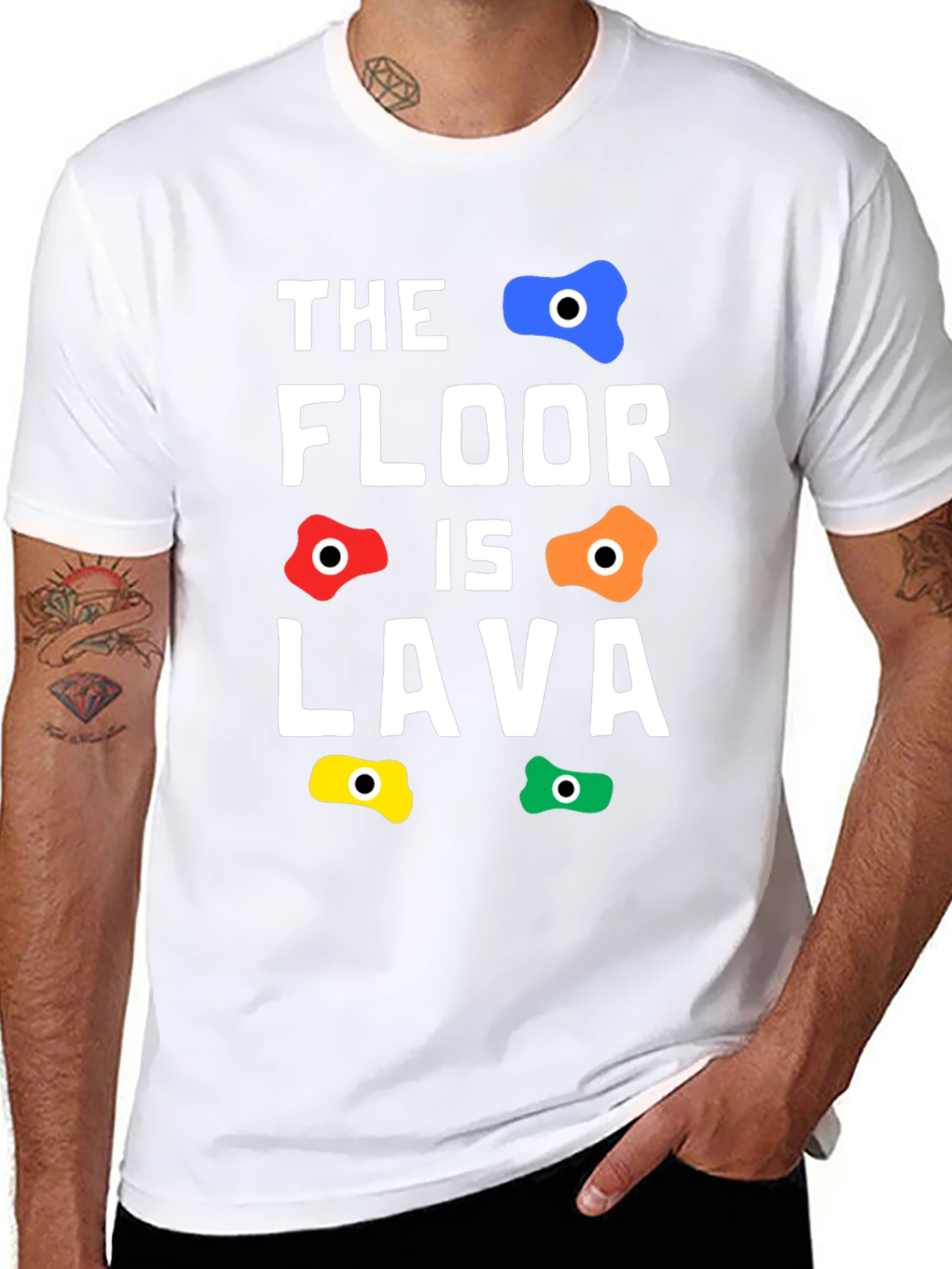 The Floor Is Lava Climbing Holds Graphic Tee