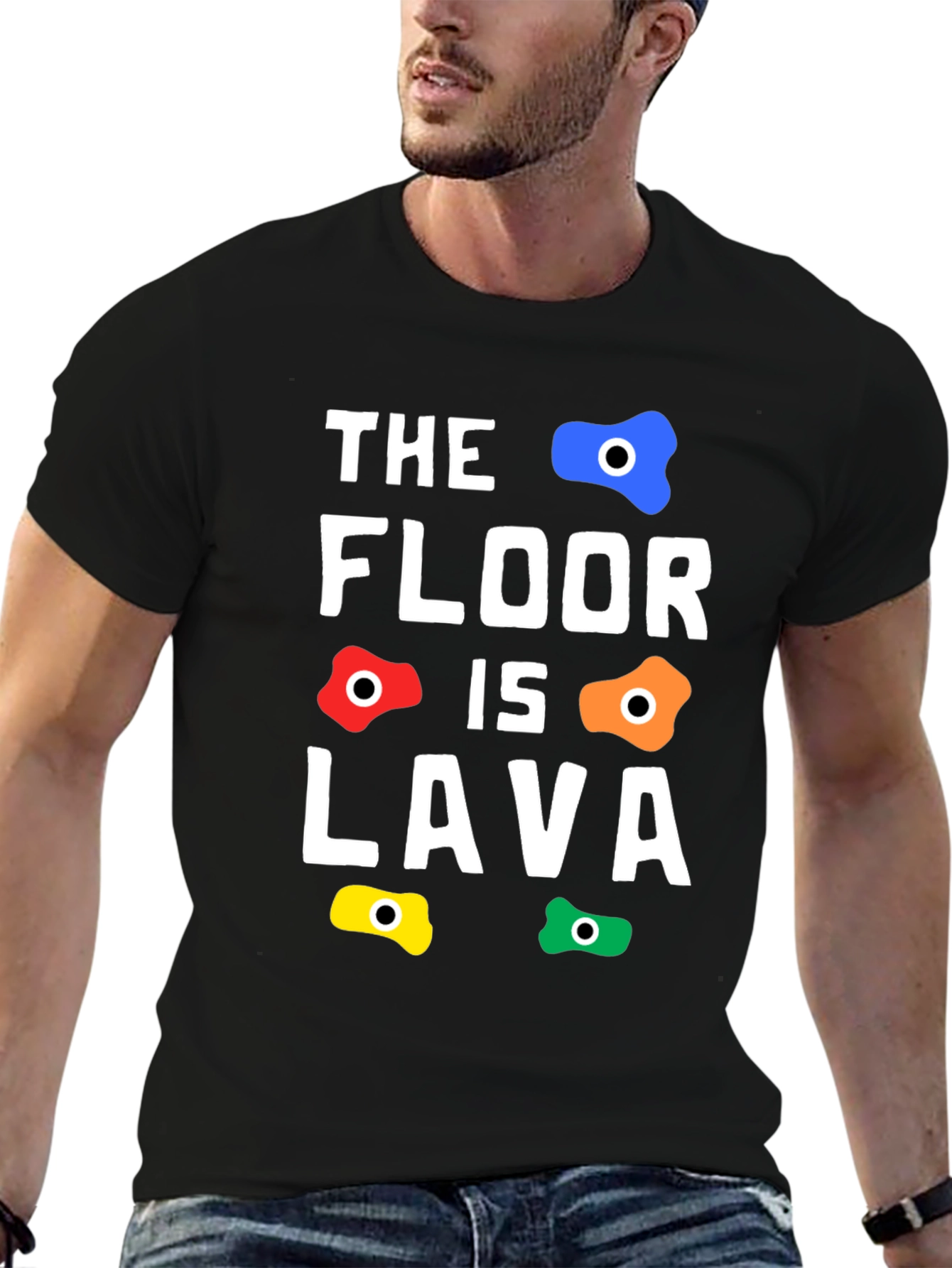 The Floor Is Lava Climbing Holds Graphic Tee
