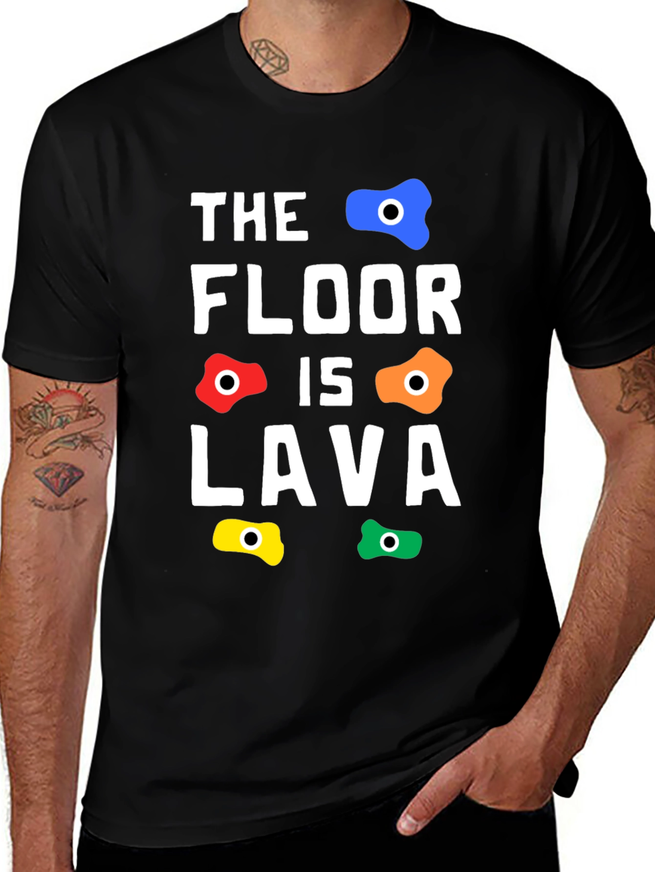 The Floor Is Lava Climbing Holds Graphic Tee