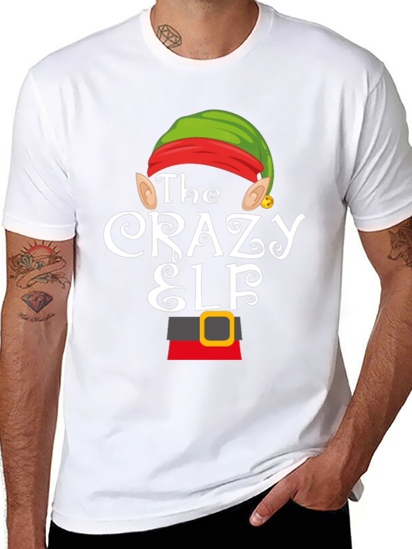 The Crazy Elf Christmas T-Shirt