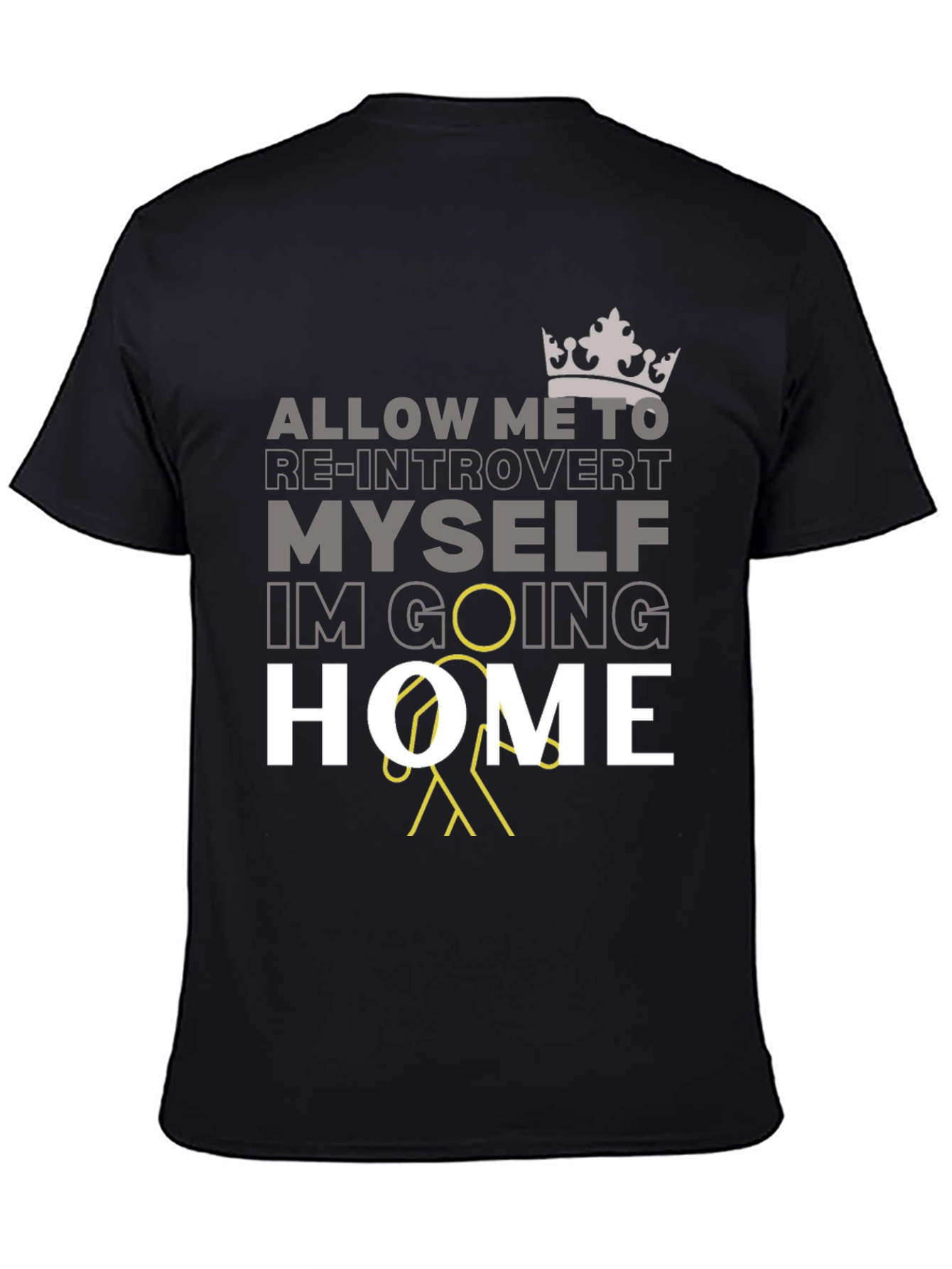Introvert Going Home Graphic T-Shirt